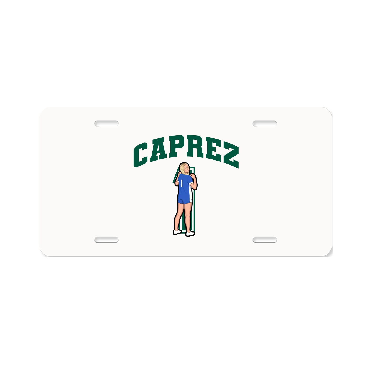 License Plate — Number in Classic