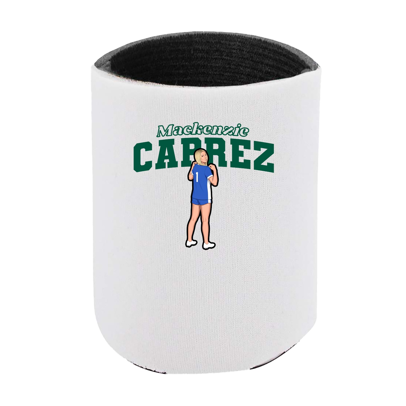Can Holder — Name Arch in White