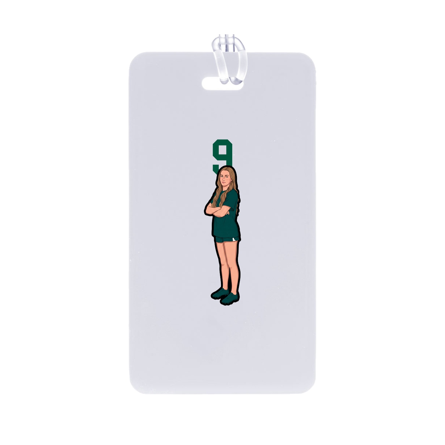 Bag Tag — Number Top in Classic
