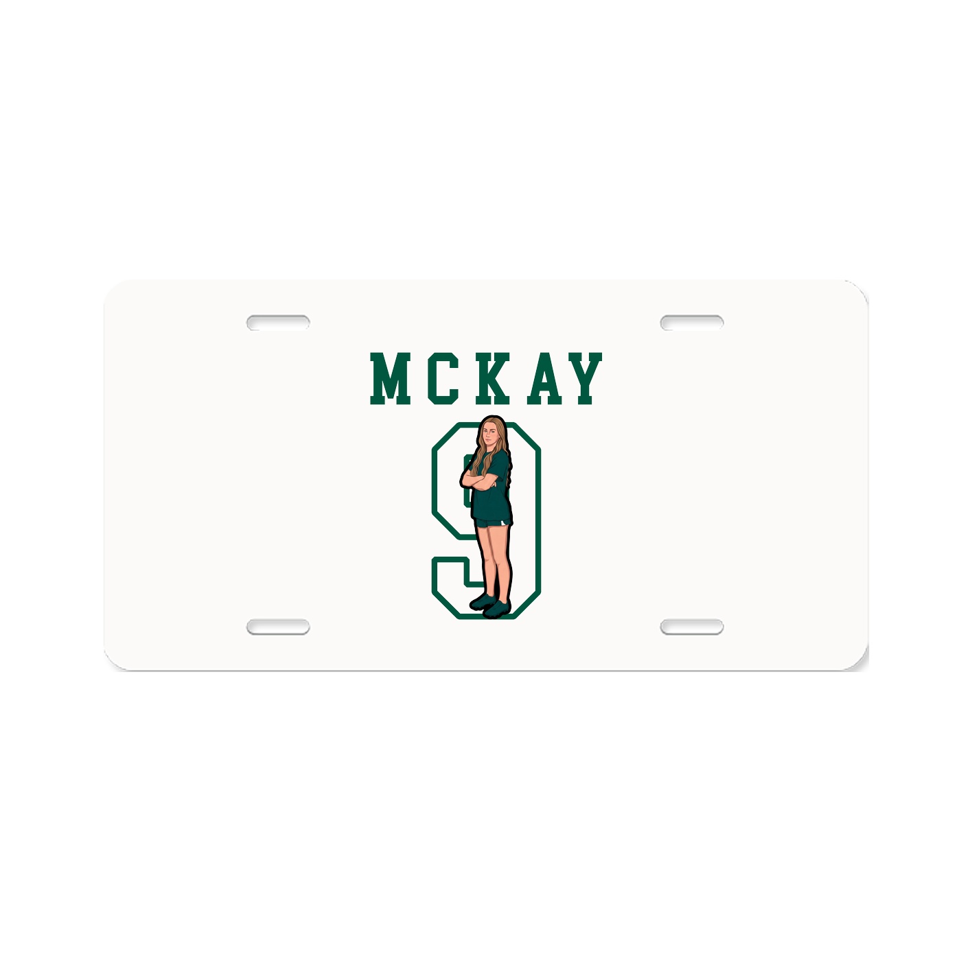 License Plate — Shirsey in Classic