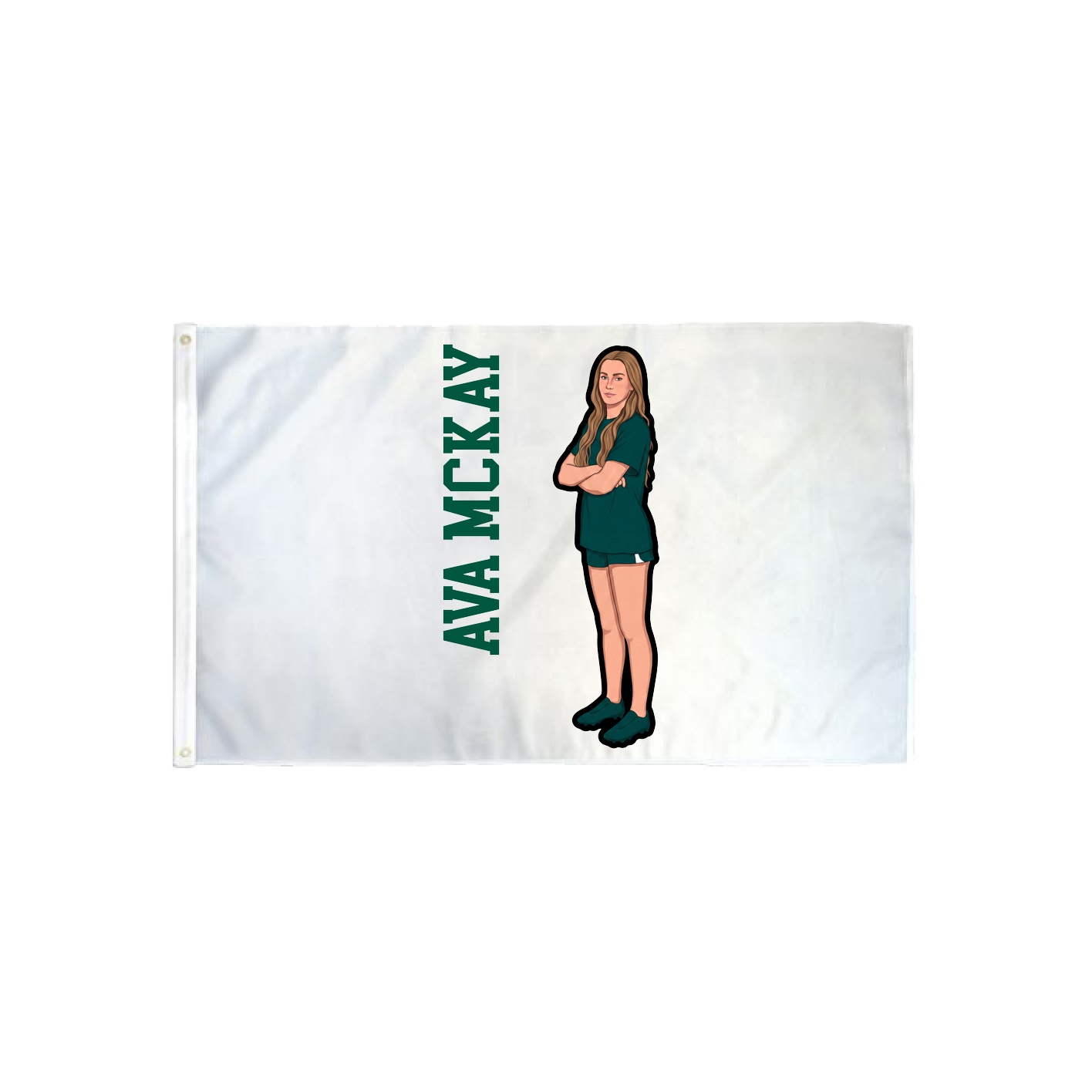 3x5 Flag — Name Vertical in Classic