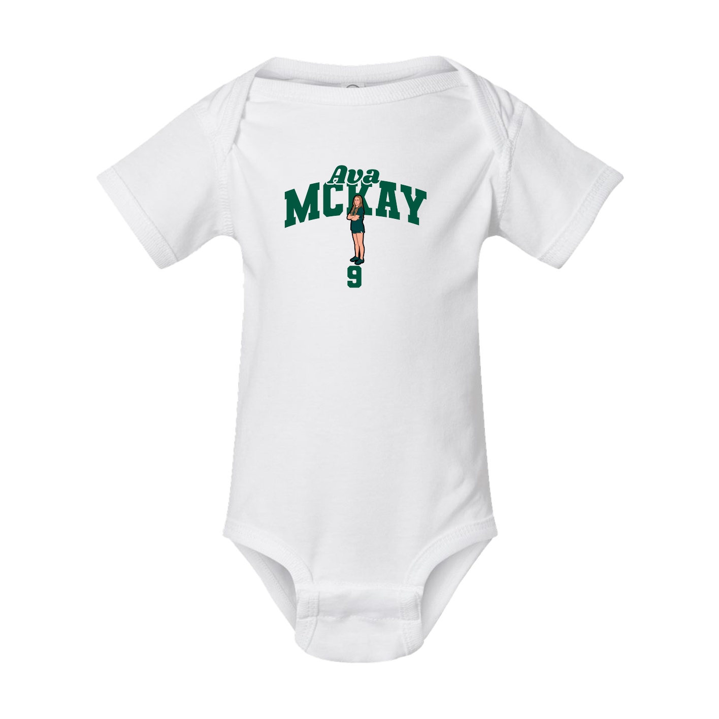 Baby Onesie — Signature Arch in White
