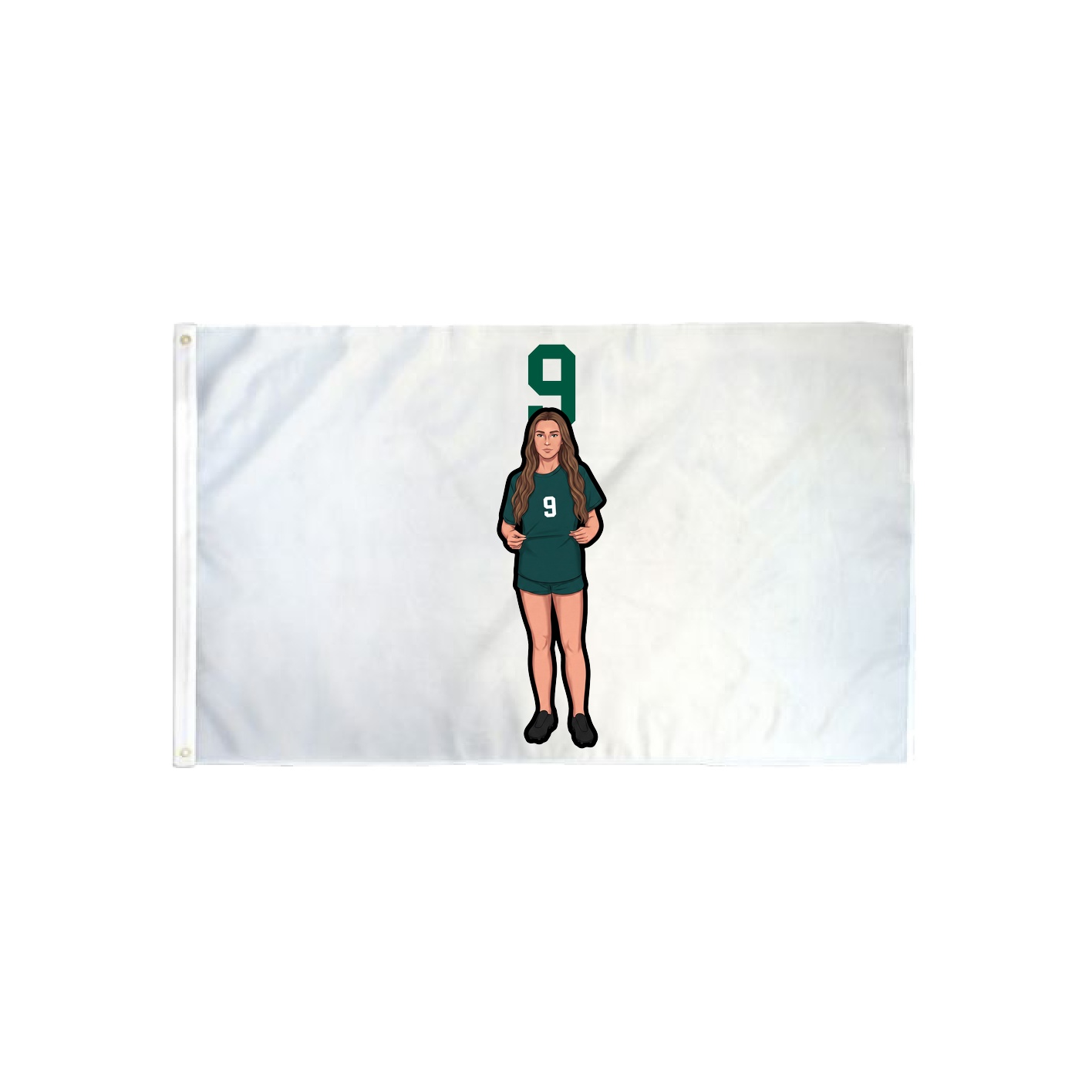 3x5 Flag — Number Top in Classic