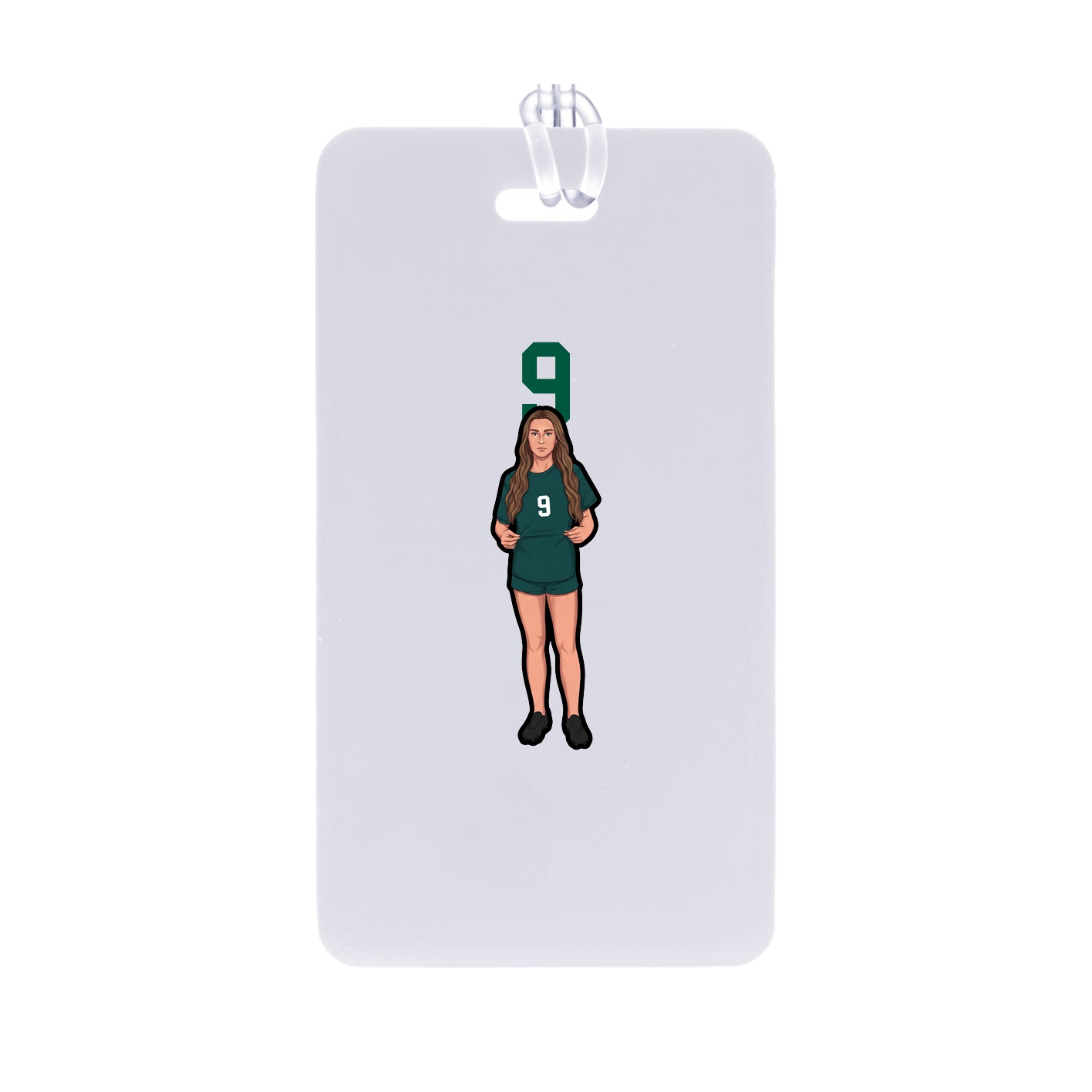 Bag Tag — Number Top in Classic