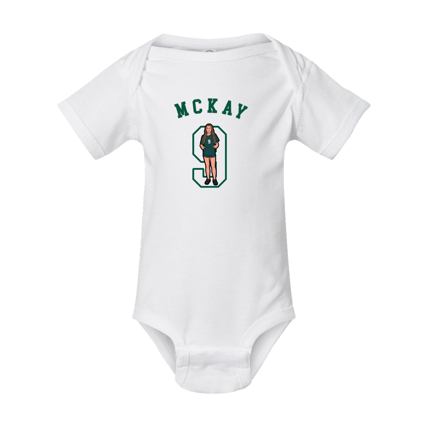 Baby Onesie — Shirsey Arch in White