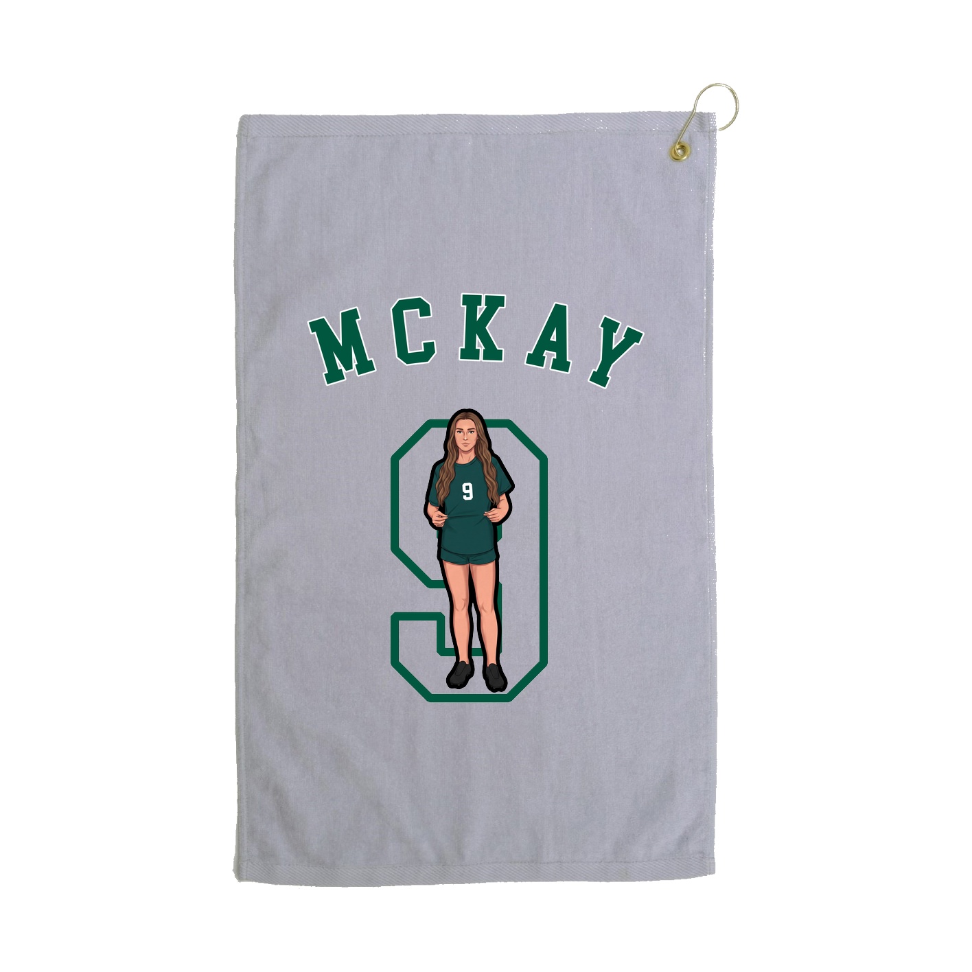 Golf Towel — Shirsey Arch in Grey