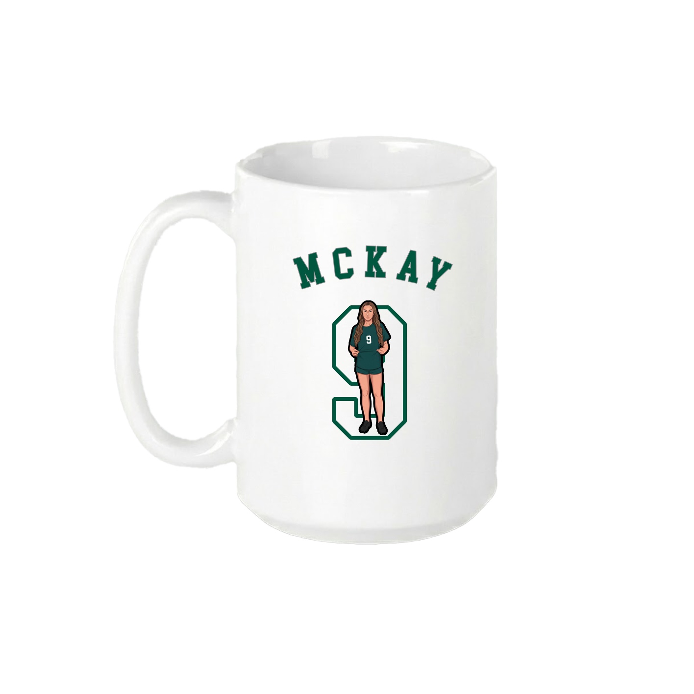 15oz Coffee Mug — Shirsey Arch in White