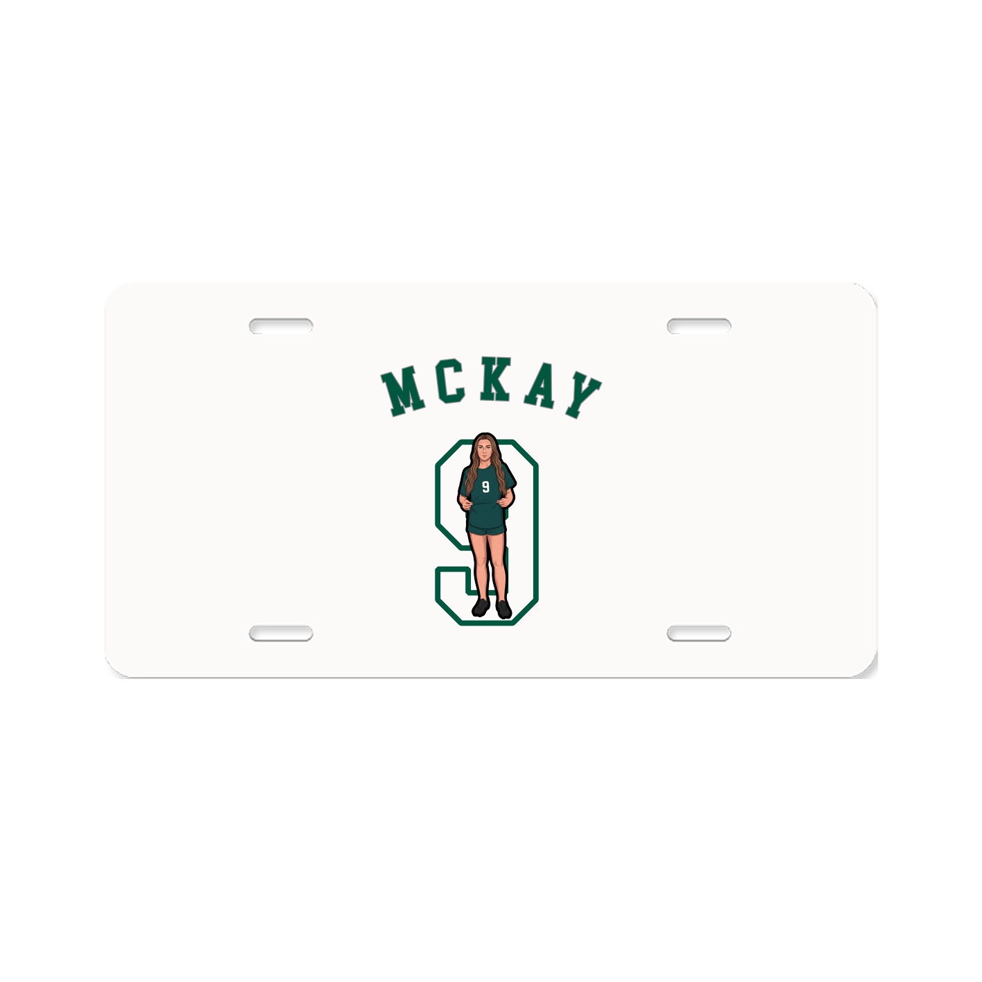 License Plate — Shirsey Arch in Classic