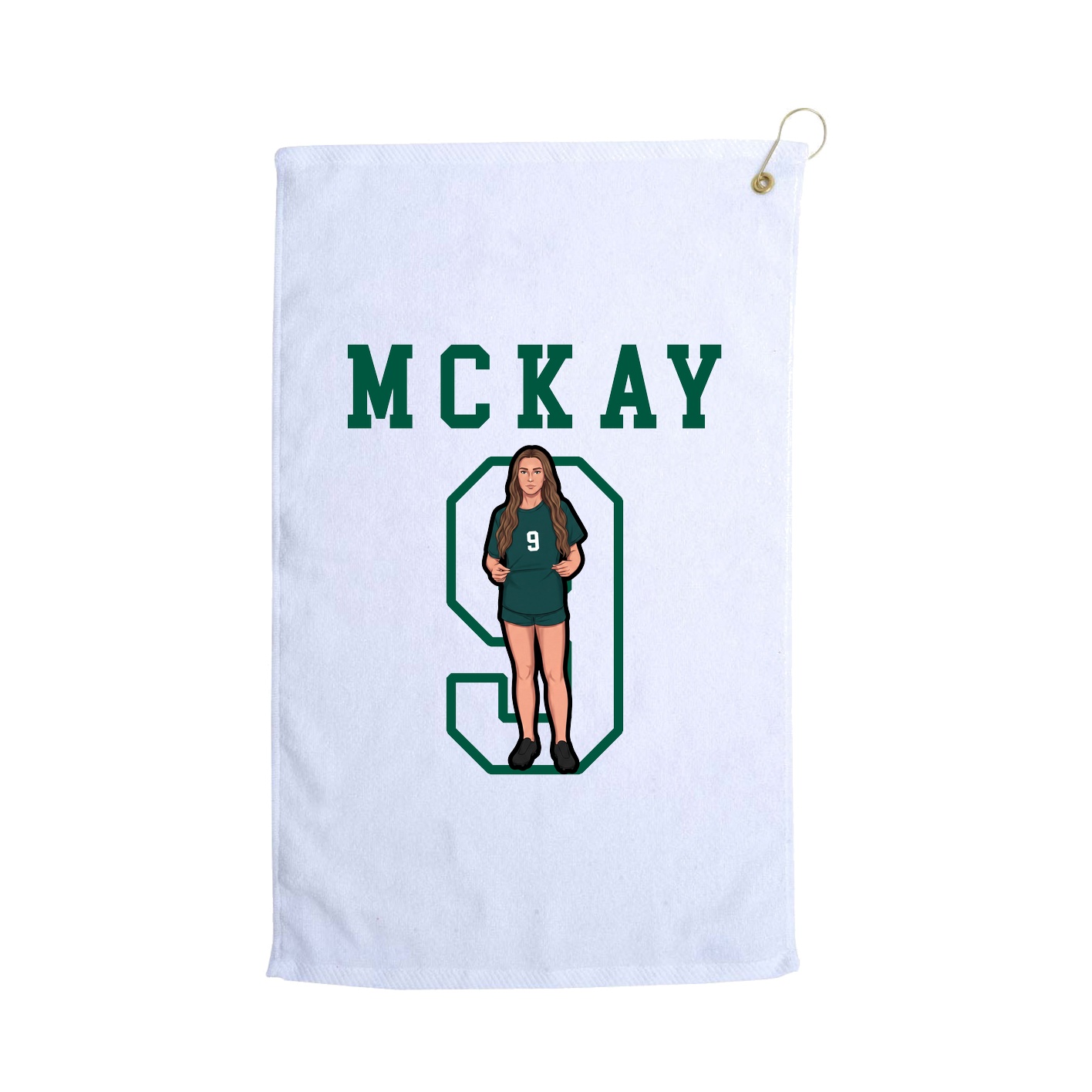 Golf Towel — Shirsey in White