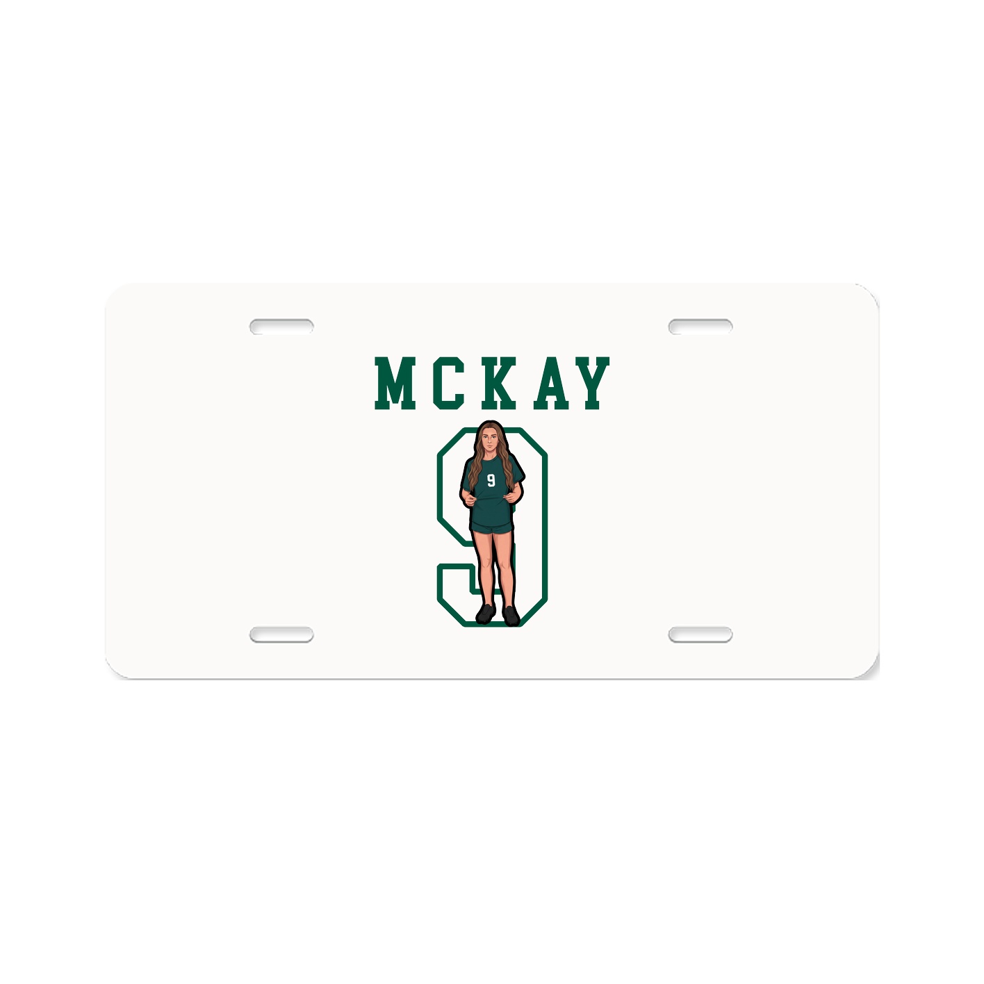 License Plate — Shirsey in Classic