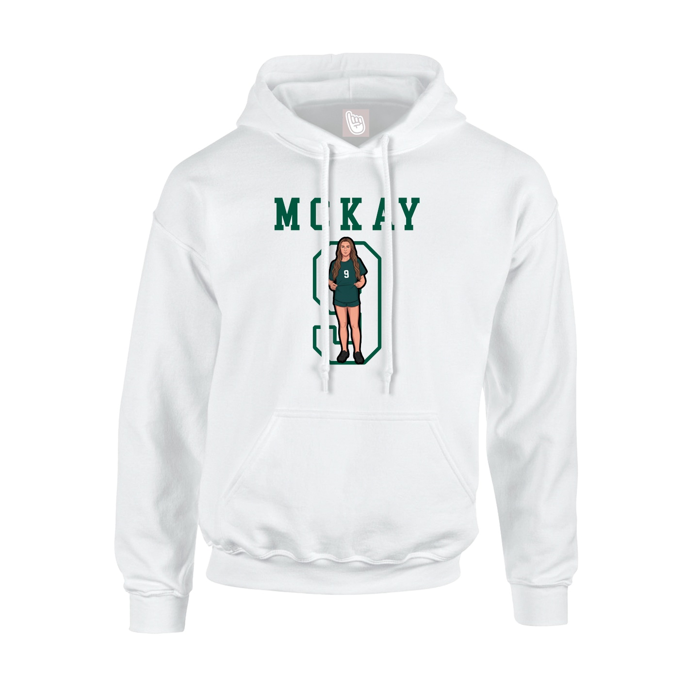 Youth Hoodie — Shirsey in White