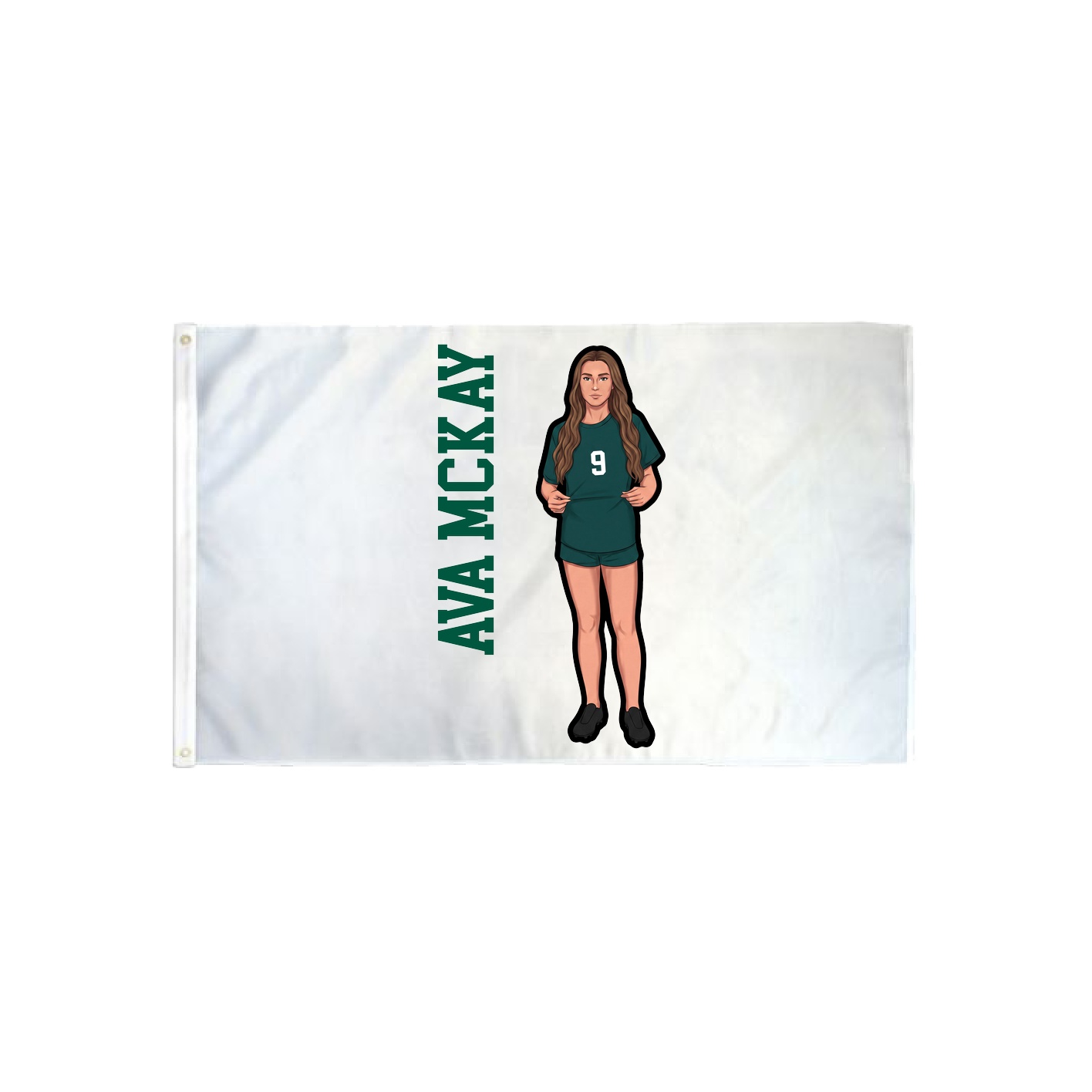 3x5 Flag — Name Vertical in Classic