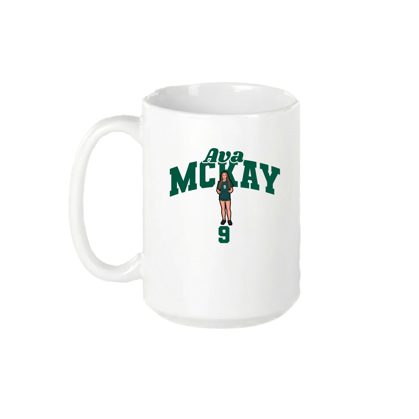 15oz Coffee Mug — Signature Arch in White