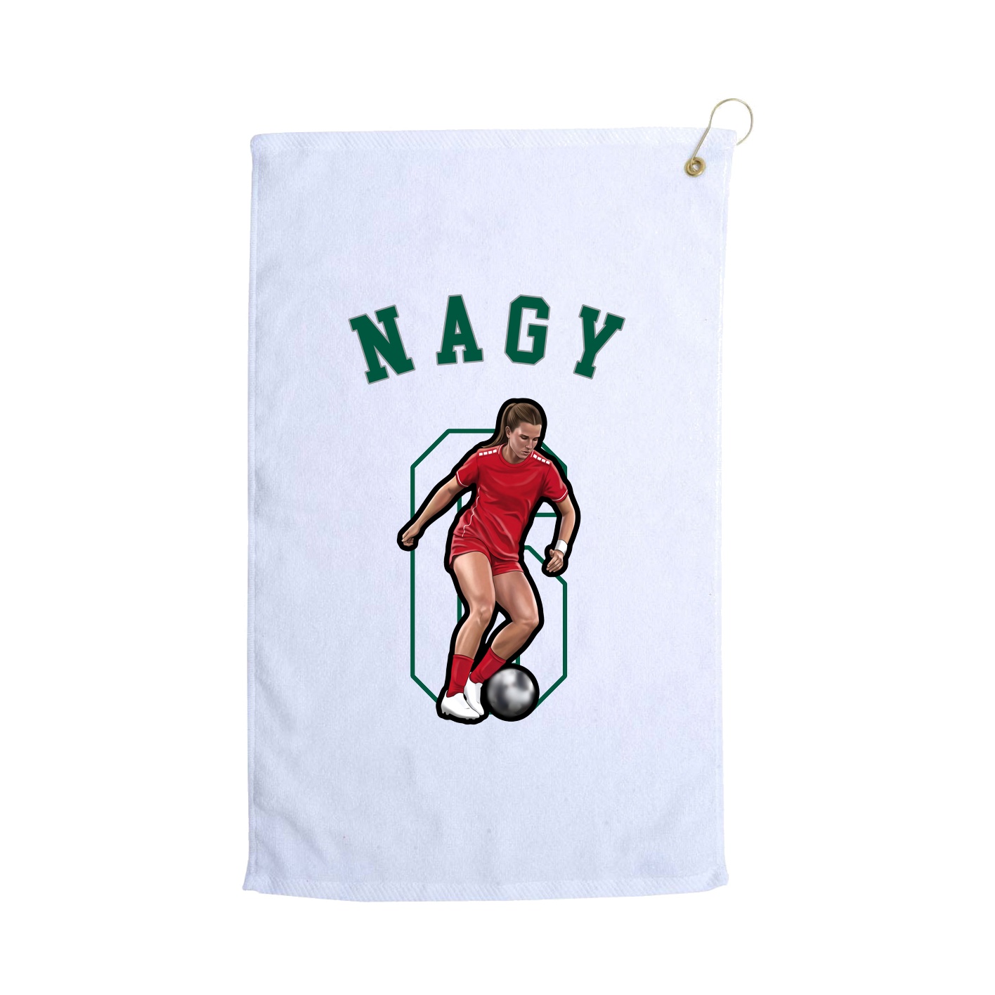 Golf Towel — Shirsey Arch in White