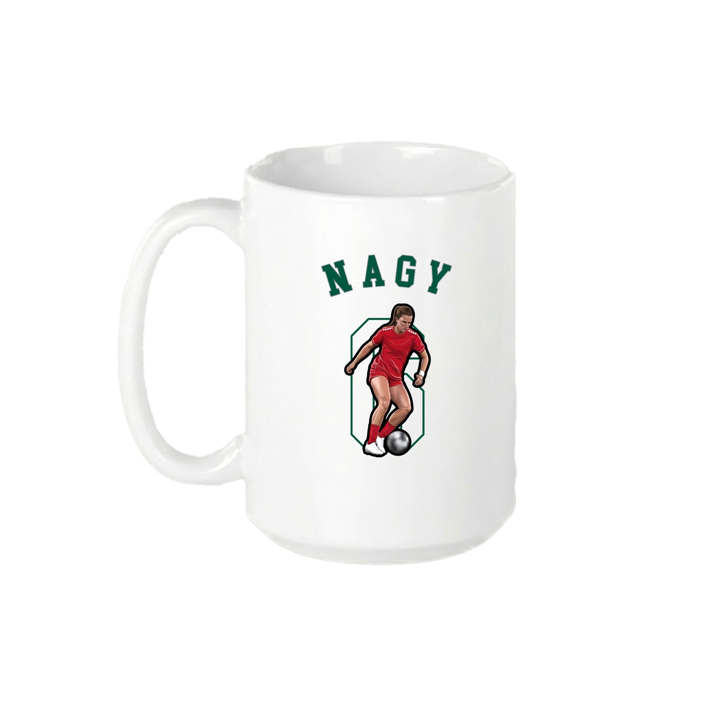 15oz Coffee Mug — Shirsey Arch in White