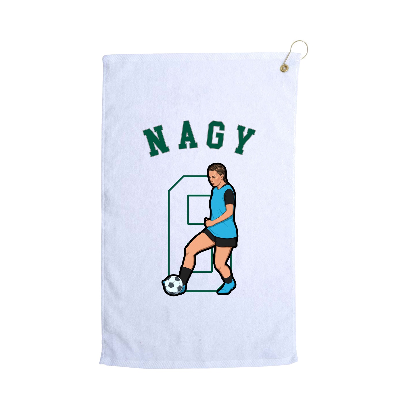 Golf Towel — Shirsey Arch in White