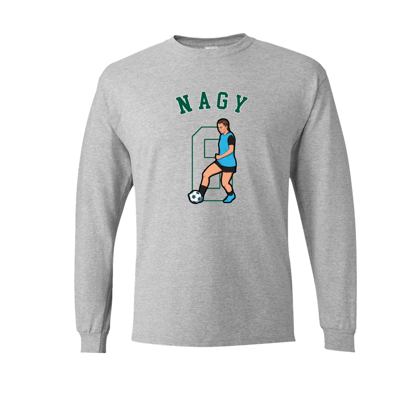 Long Sleeve Tee — Shirsey Arch in Grey