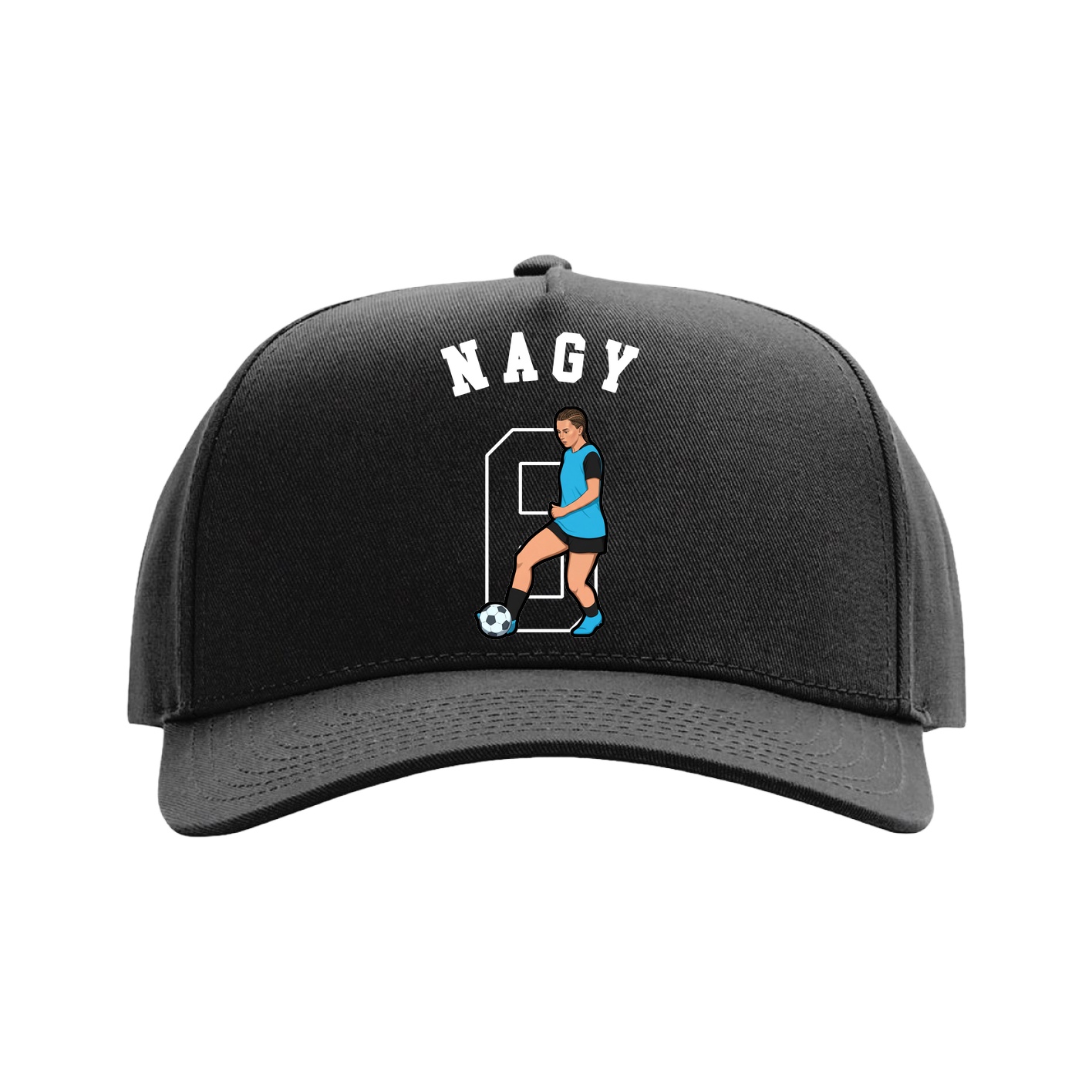 Full Fabric Five-Panel Champ Cap