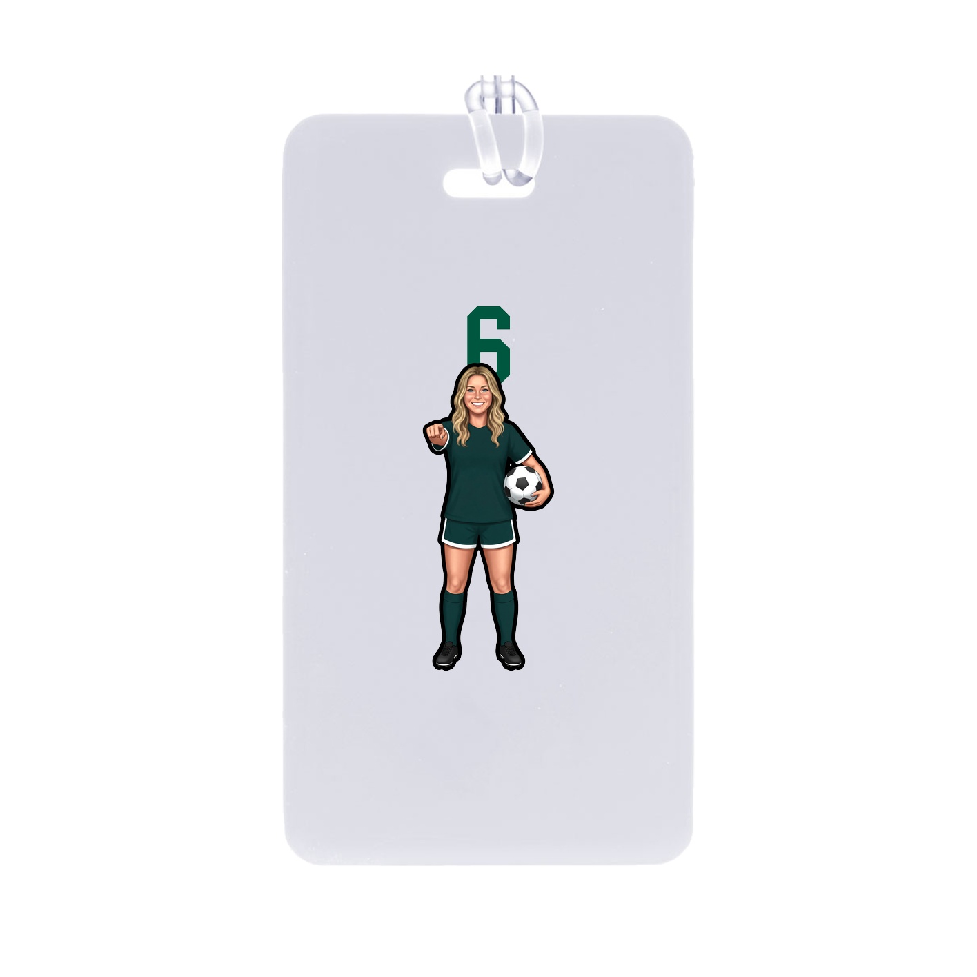 Bag Tag — Number Top in Classic