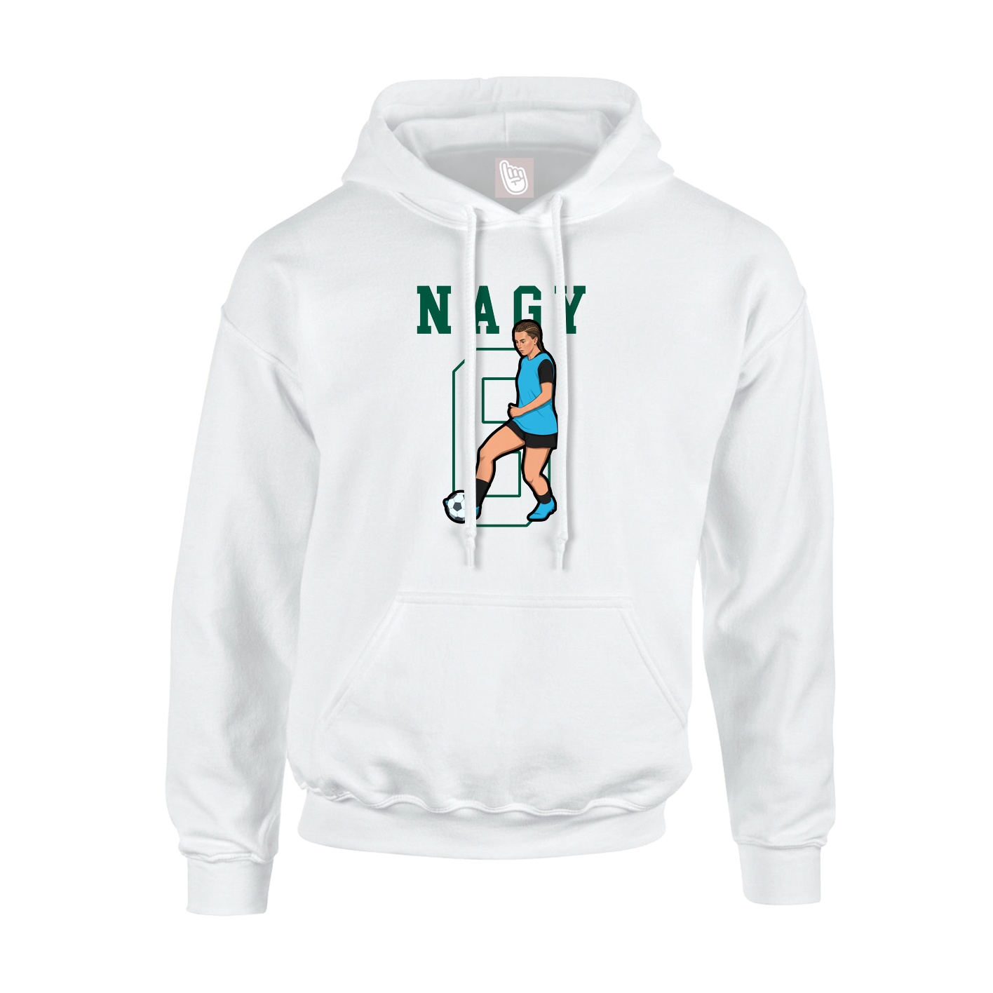 Hoodie — Shirsey in White