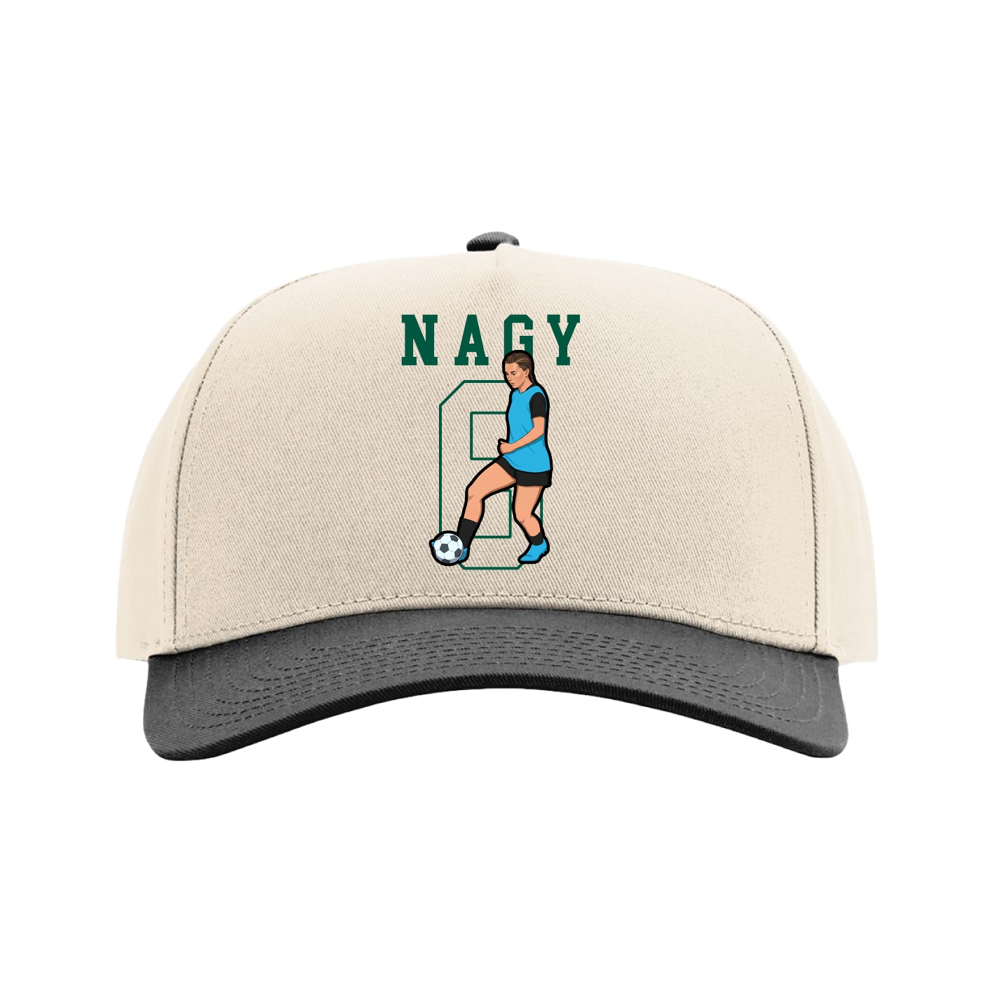 Full Fabric Five-Panel Champ Cap