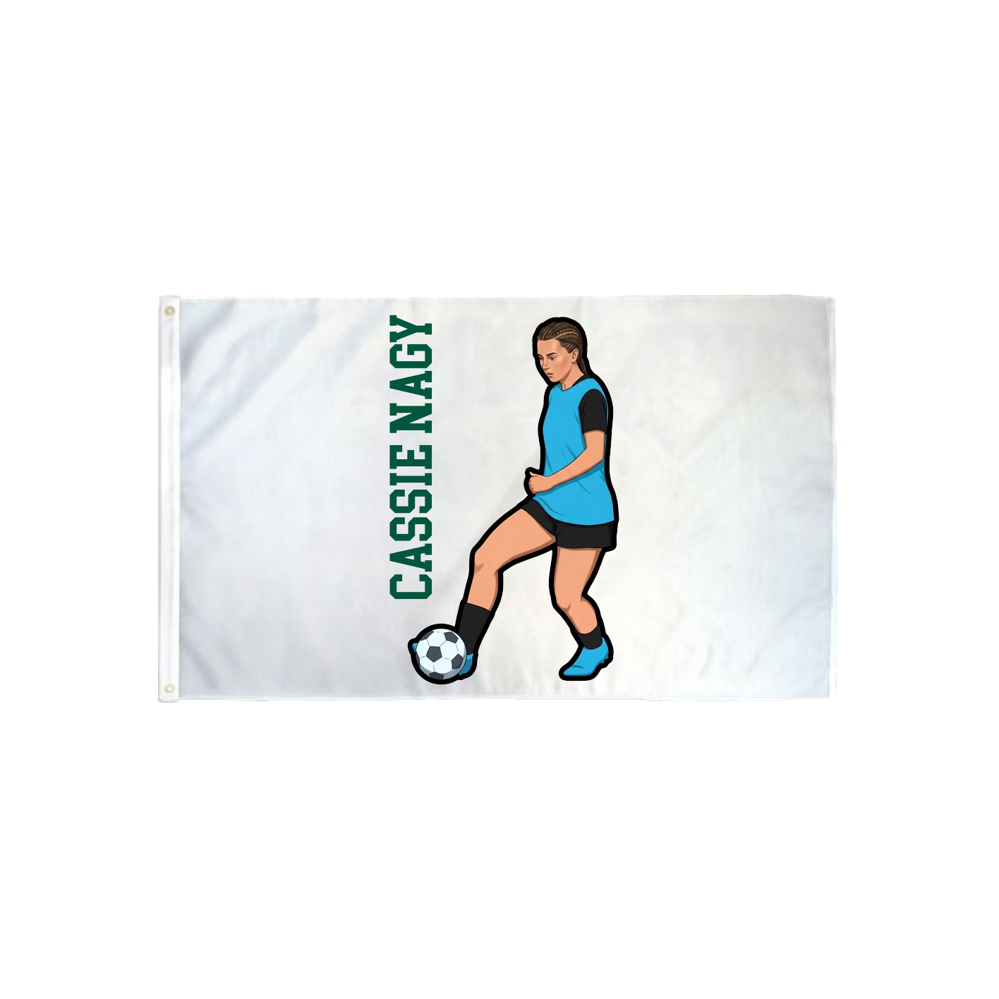 3x5 Flag — Name Vertical in Classic