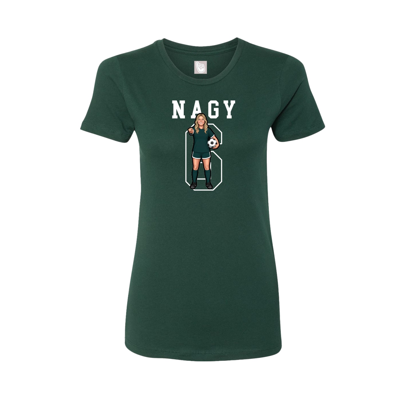 Fitted Women's Tee — Shirsey in Green