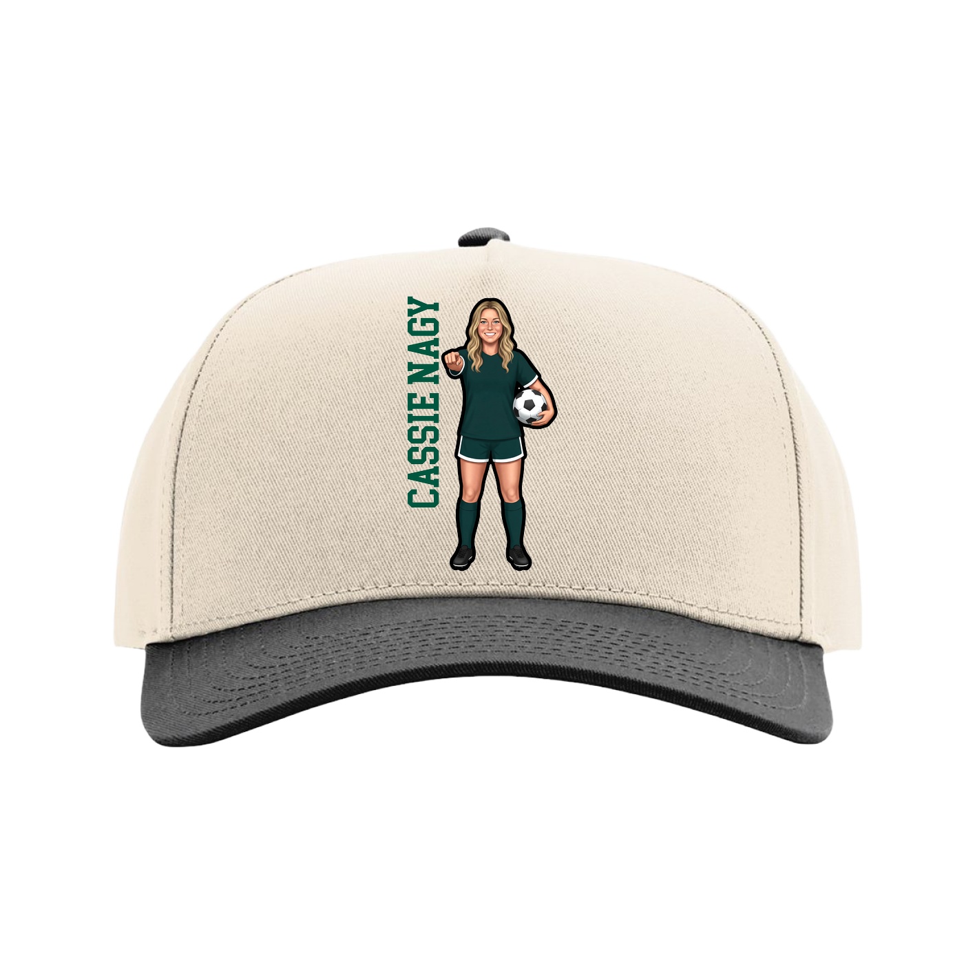 Full Fabric Five-Panel Champ Cap