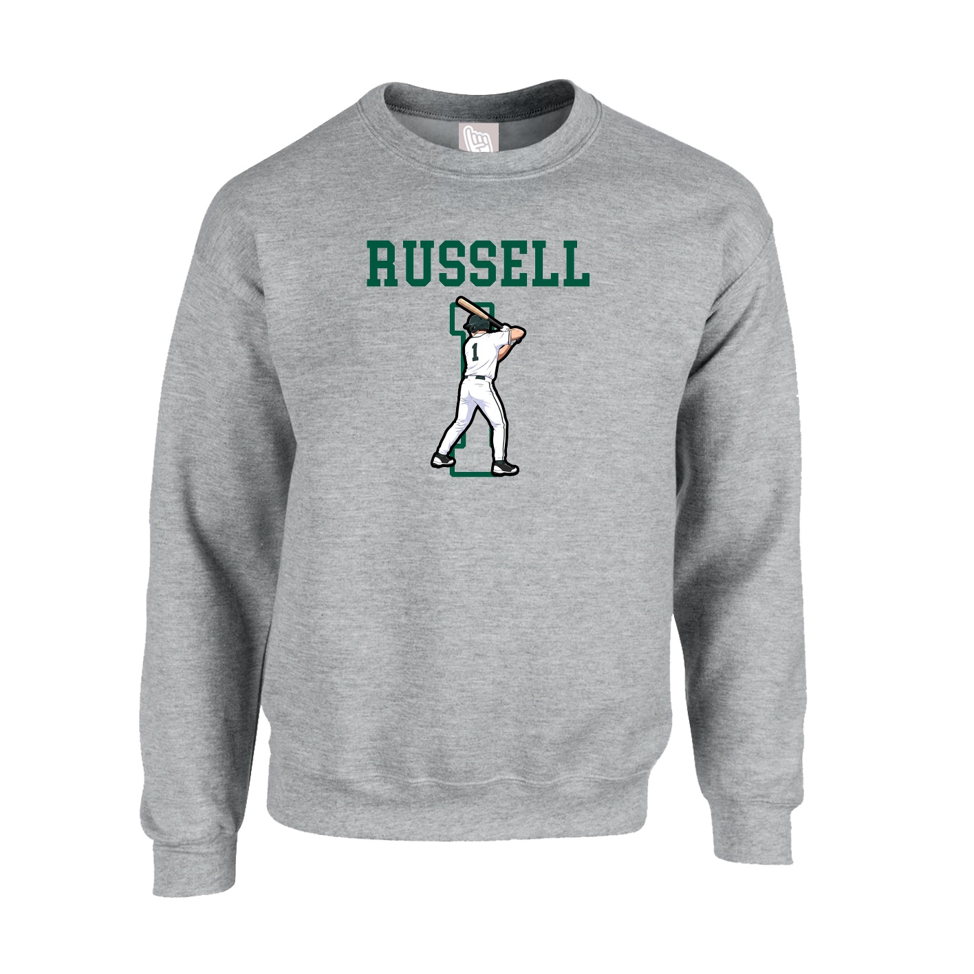 Fleece Crew — Shirsey in Grey
