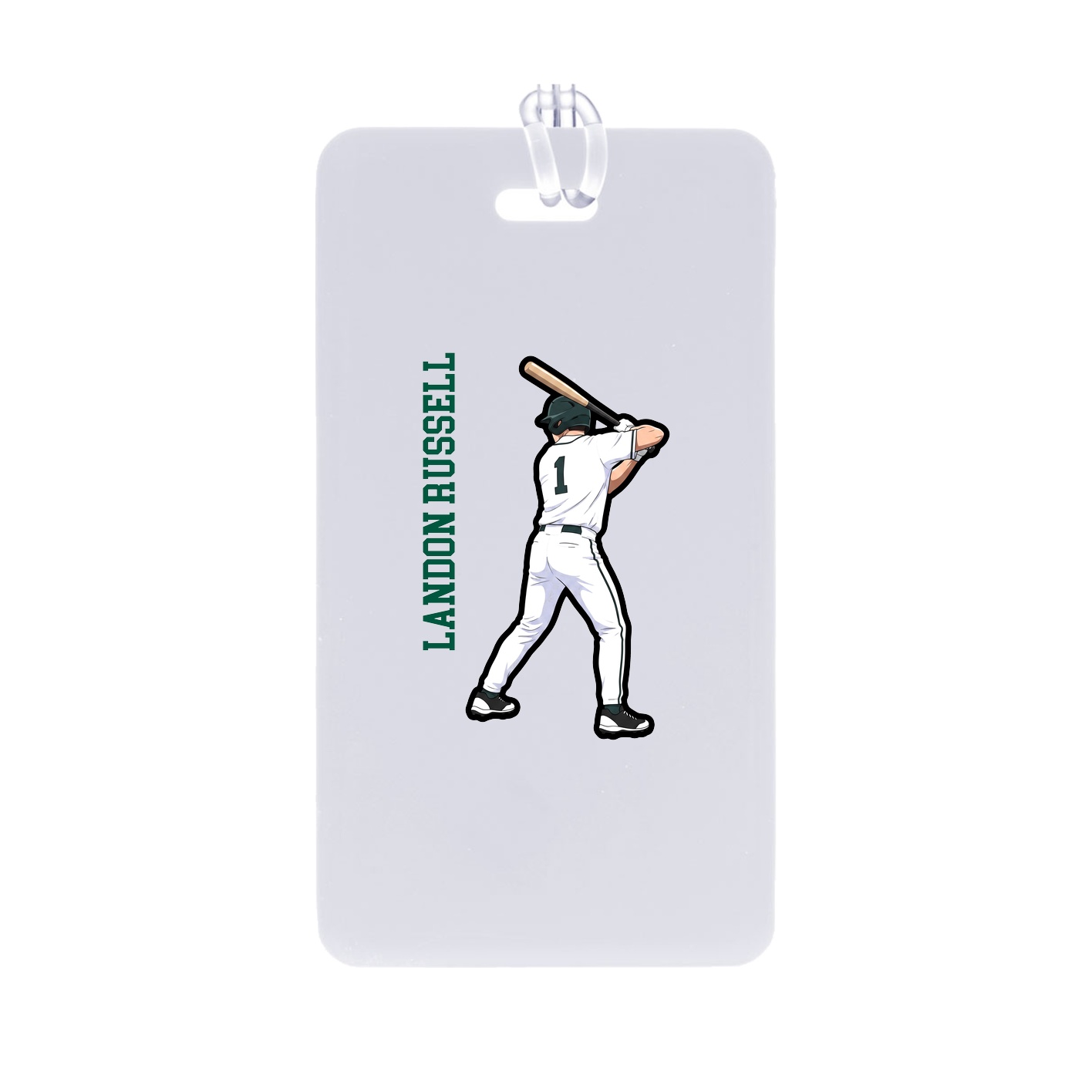 Bag Tag — Name Vertical in Classic