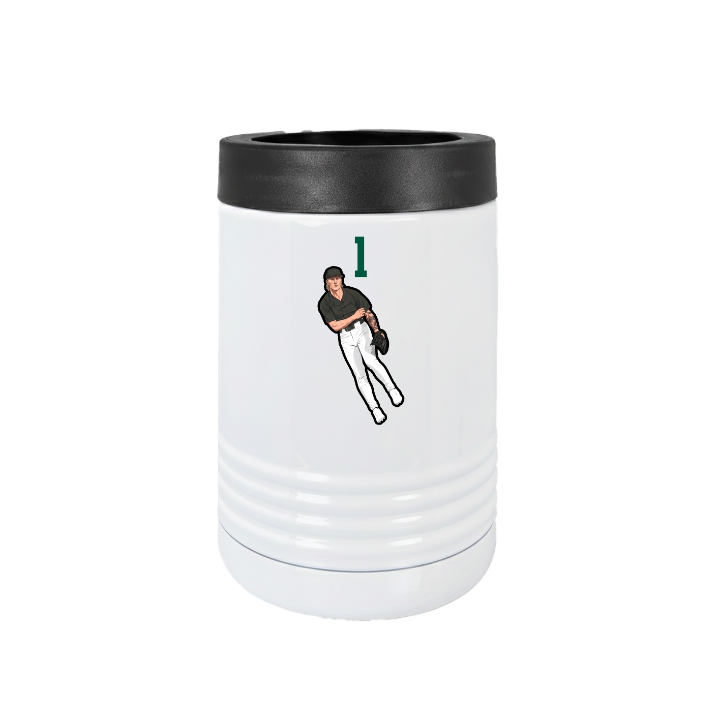 Beverage Holder — Number Top in White