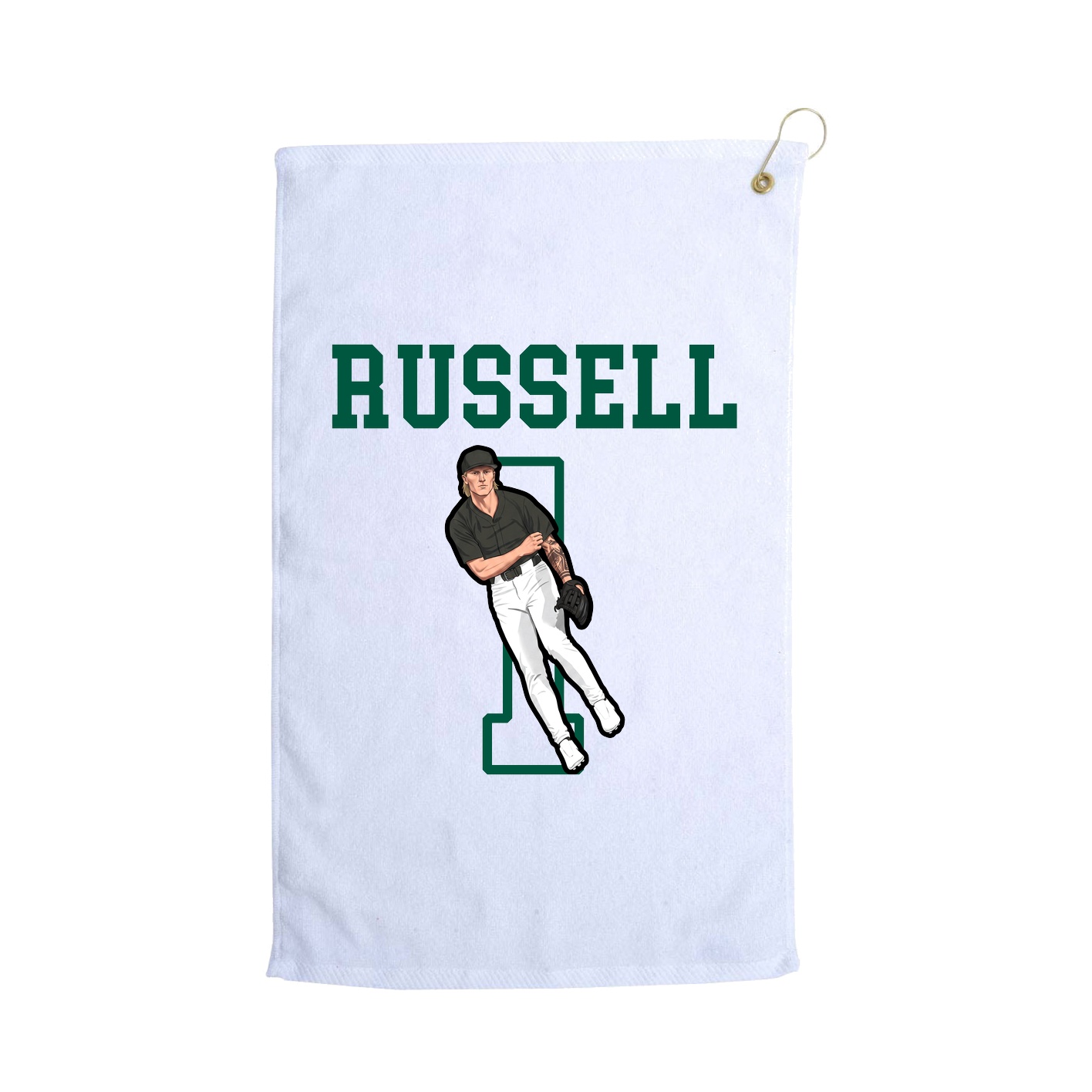Golf Towel — Shirsey in White
