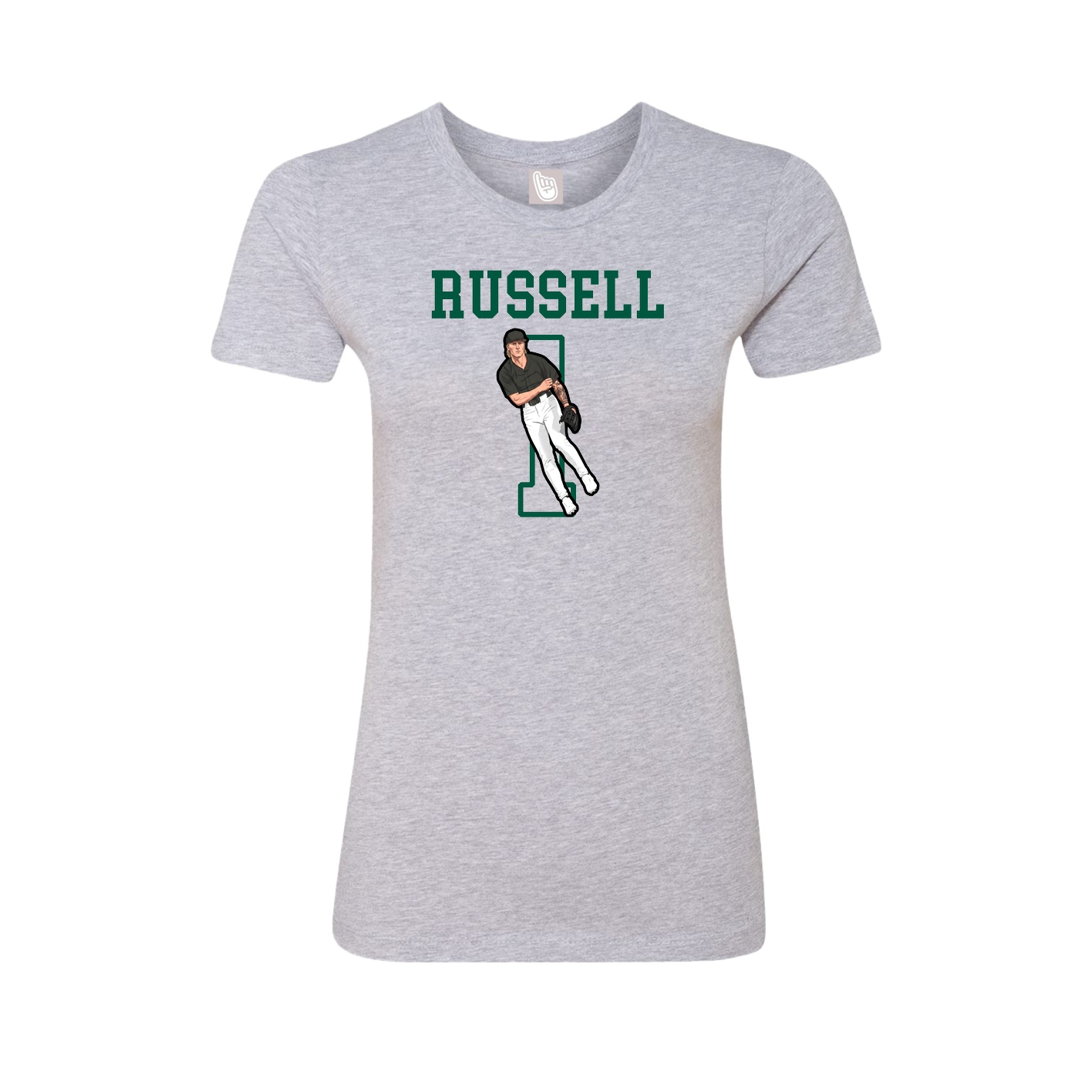 Fitted Women's Tee — Shirsey in Grey