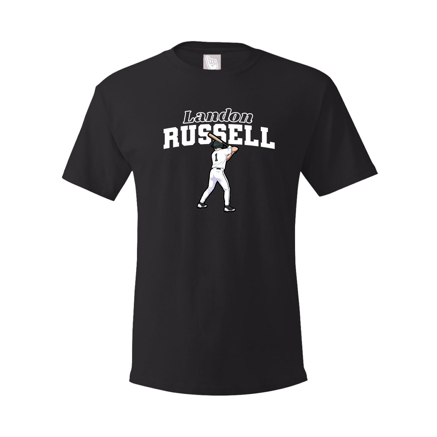 Youth Tee — Name Arch in Black