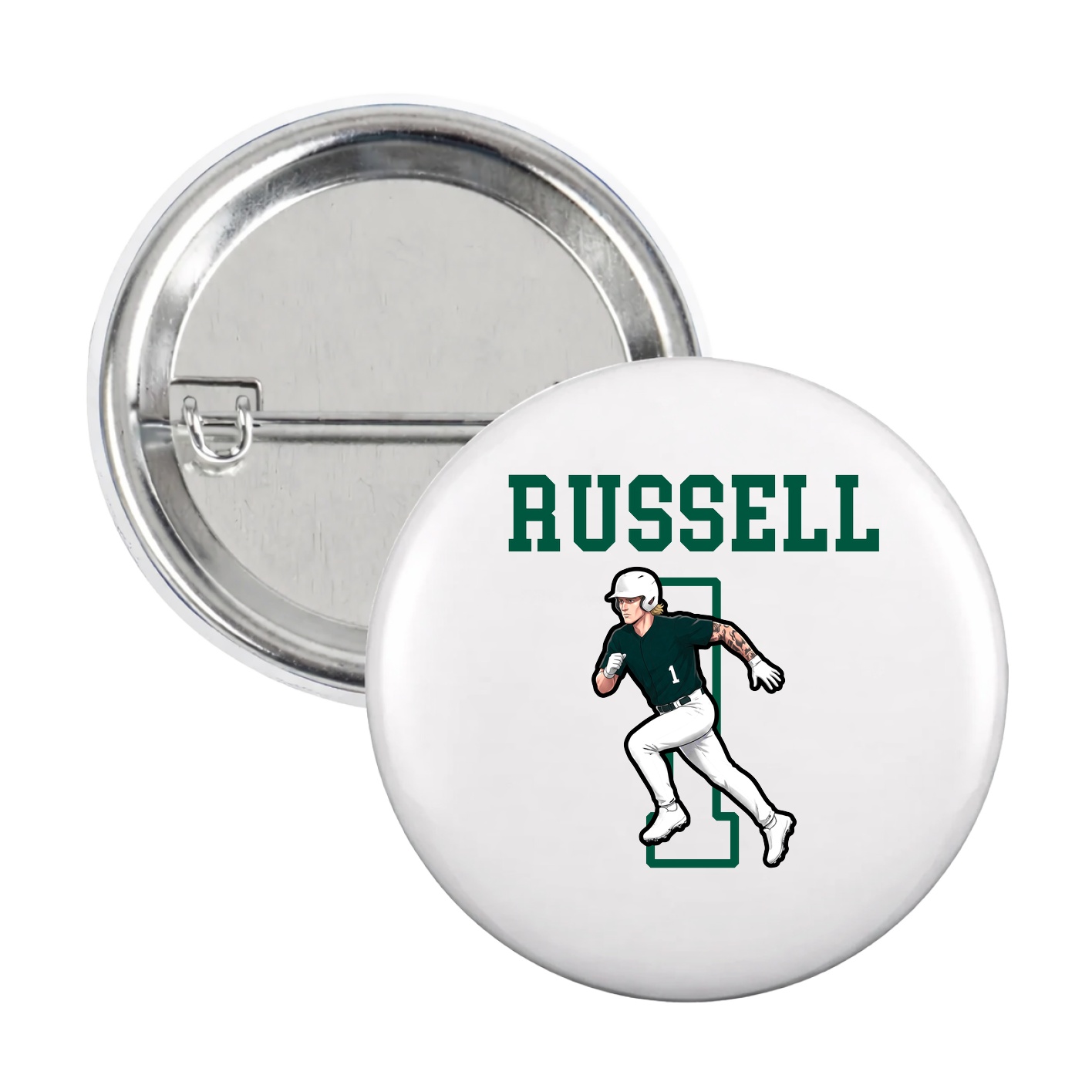 Game Day Button — Shirsey in White