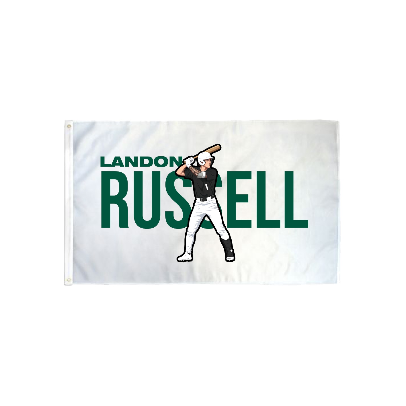 3x5 Flag — Player Name in Classic