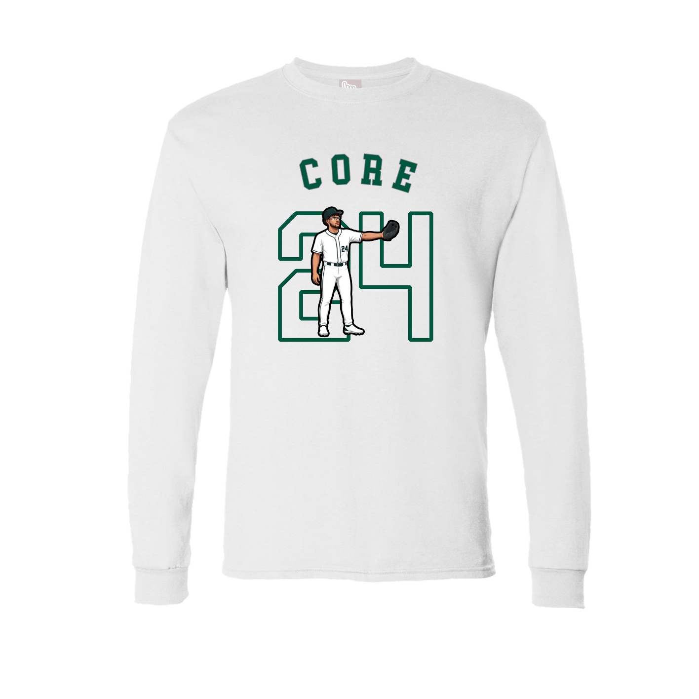 Long Sleeve Tee — Shirsey Arch in White