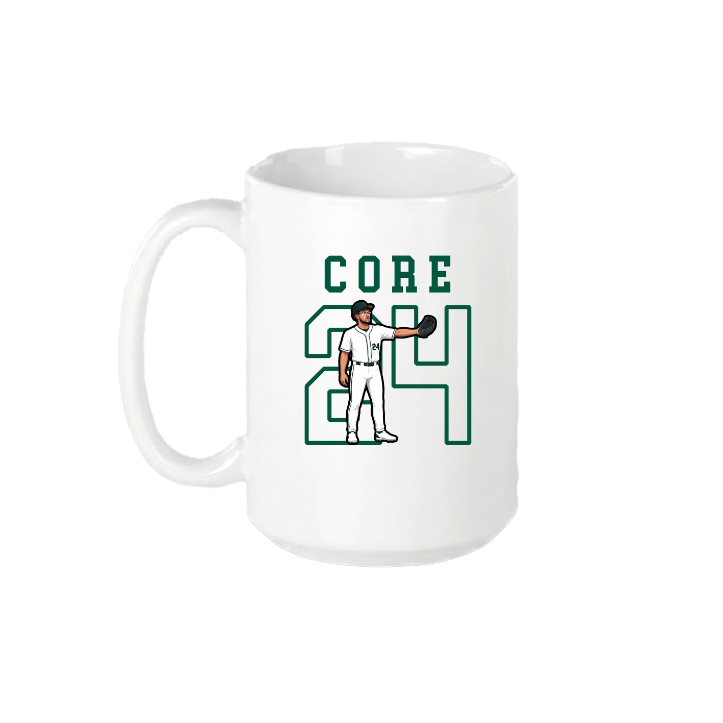 15oz Coffee Mug — Shirsey in White