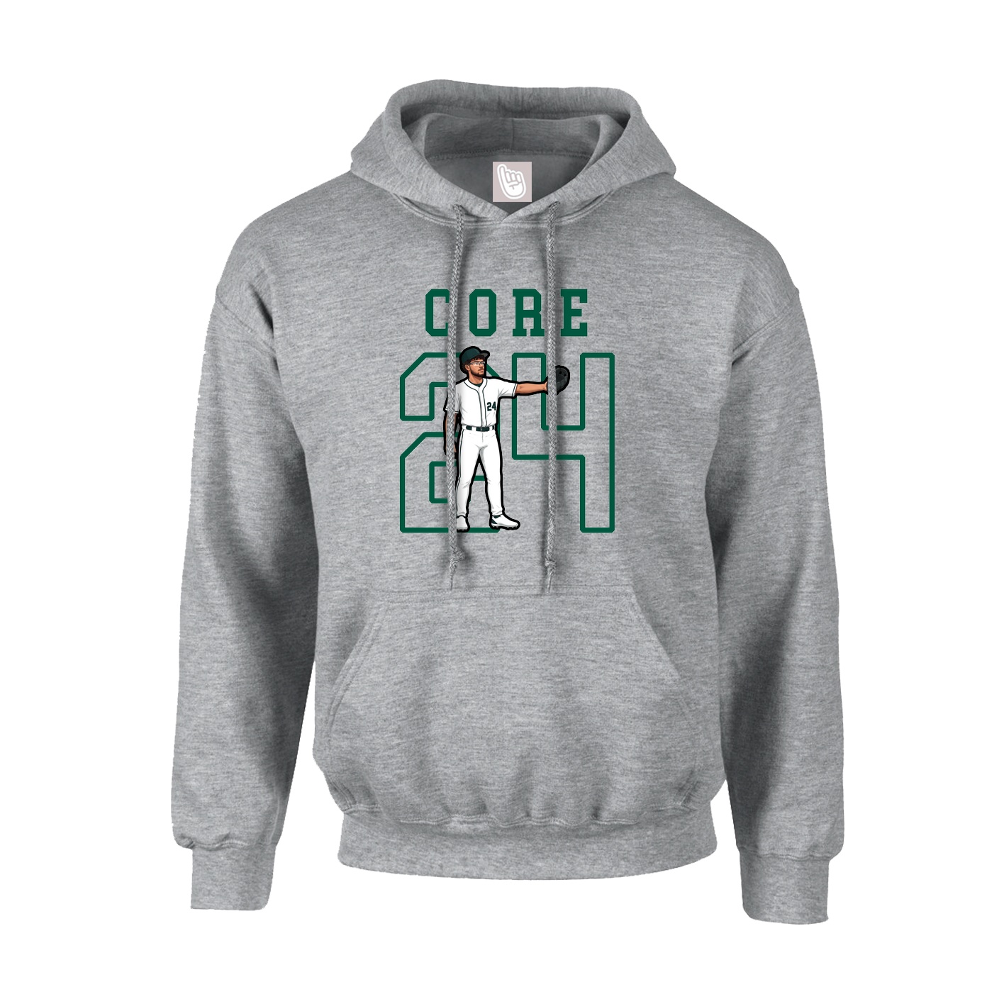 Hoodie — Shirsey in Grey