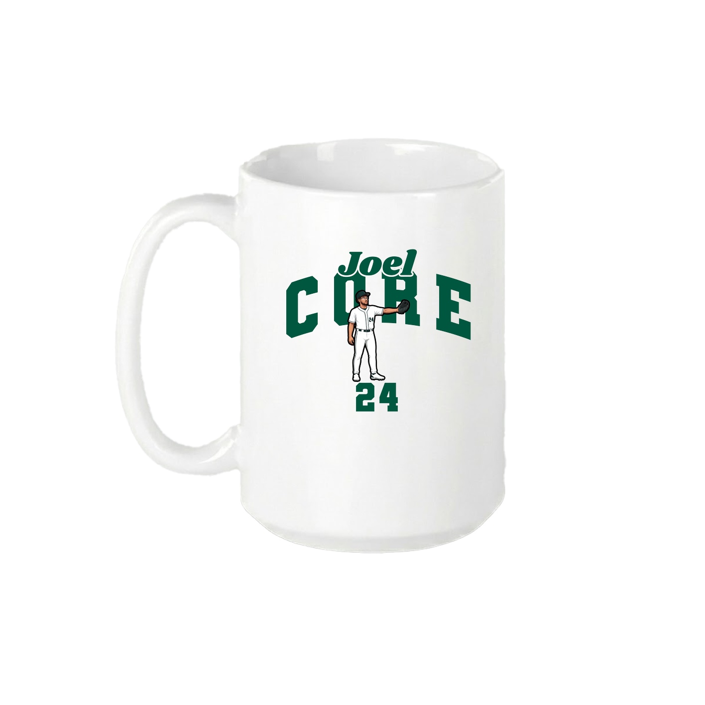 15oz Coffee Mug — Signature Arch in White
