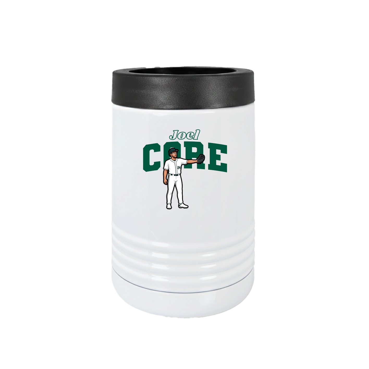 Beverage Holder — Name Arch in White