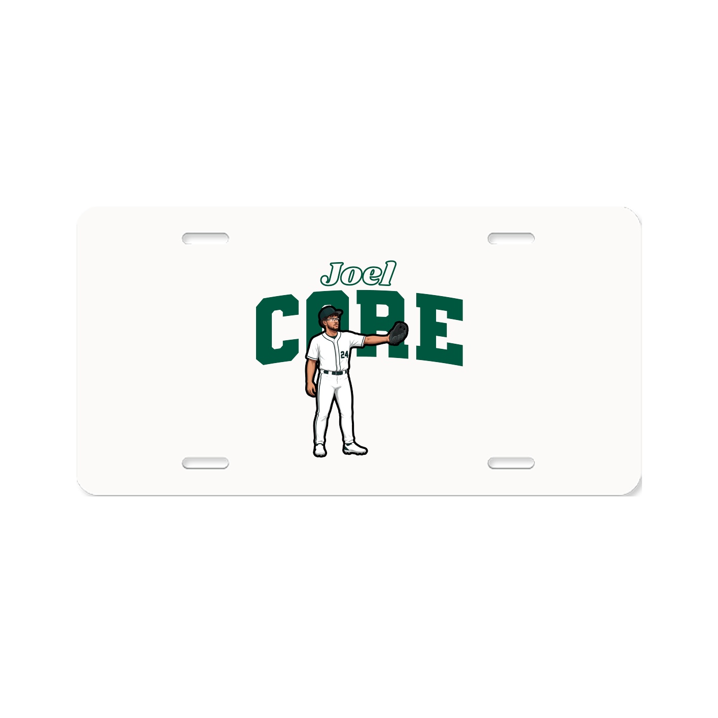License Plate — Name Arch in Classic