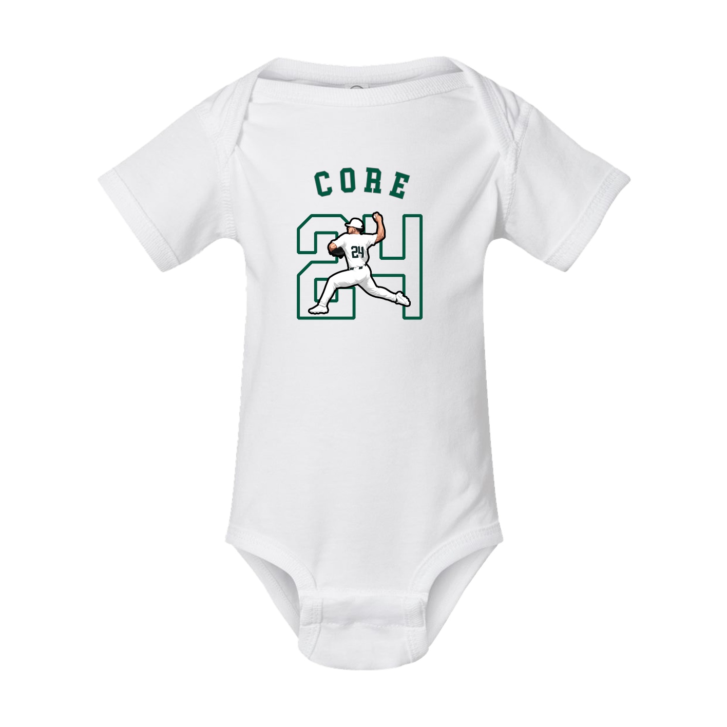 Baby Onesie — Shirsey Arch in White