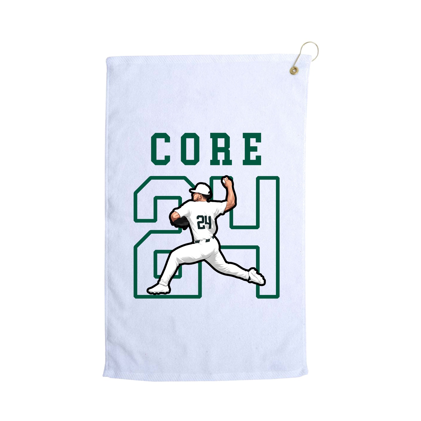 Golf Towel — Shirsey in White