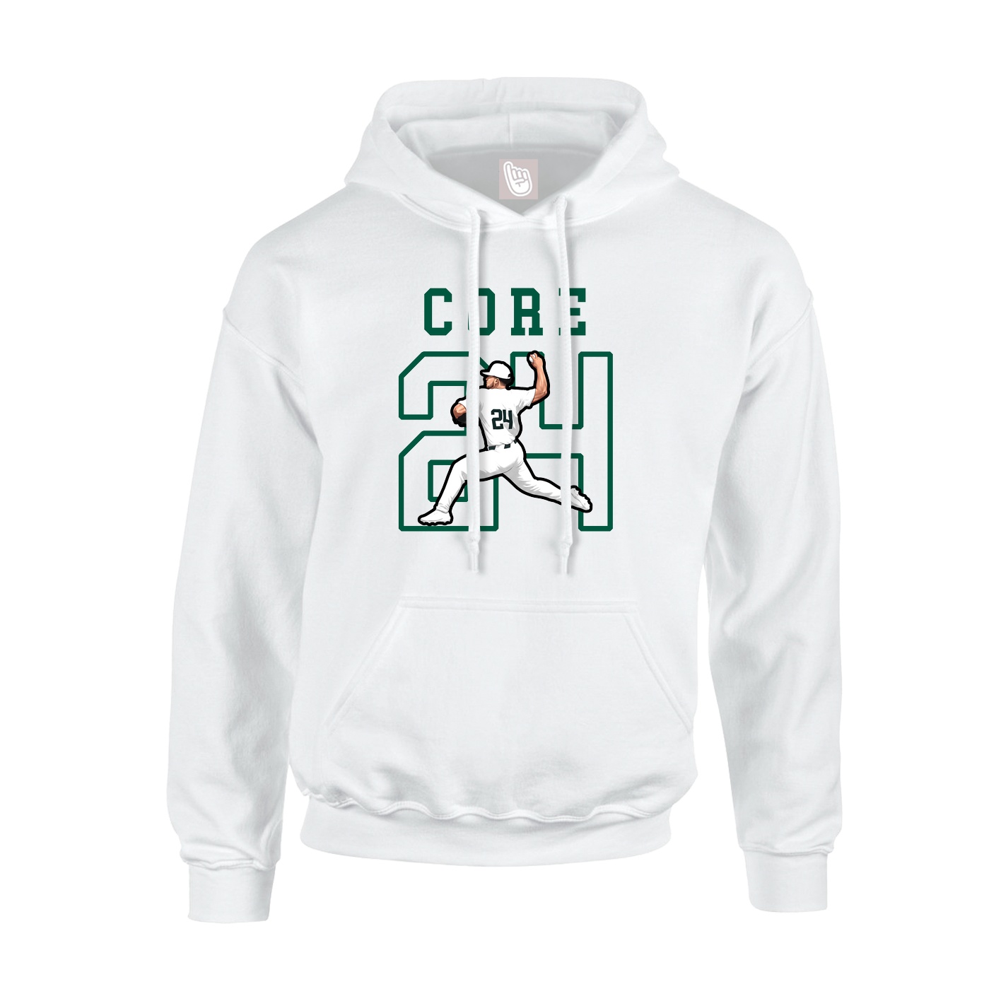 Youth Hoodie — Shirsey in White