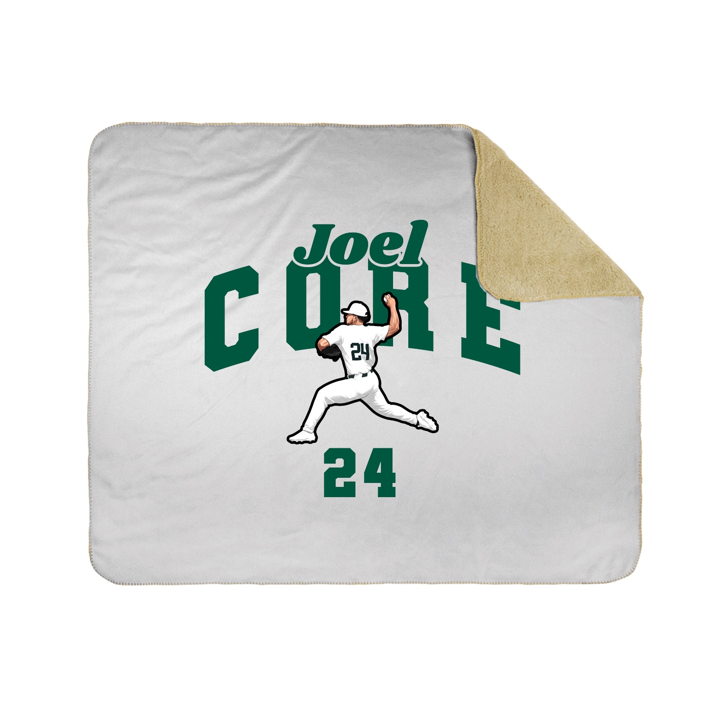 Throw Blanket — Signature Arch in White