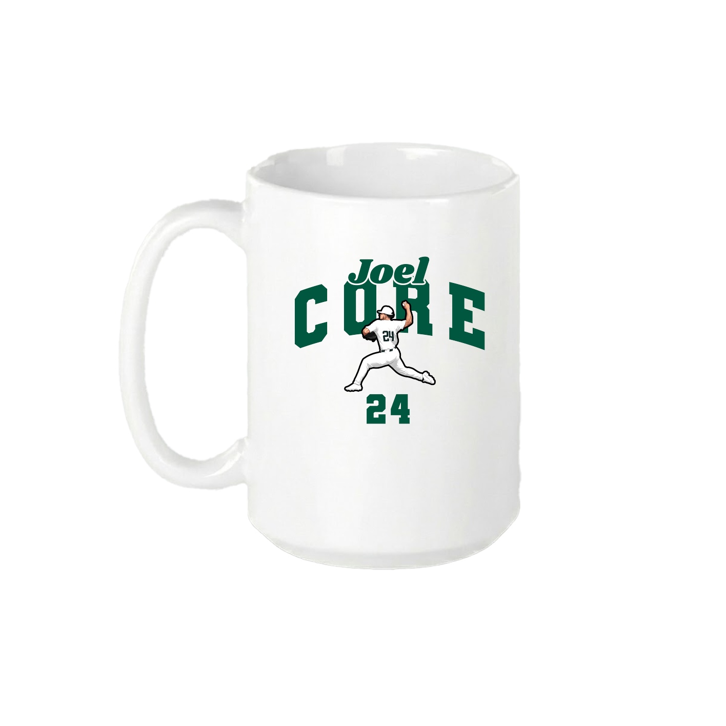 15oz Coffee Mug — Signature Arch in White