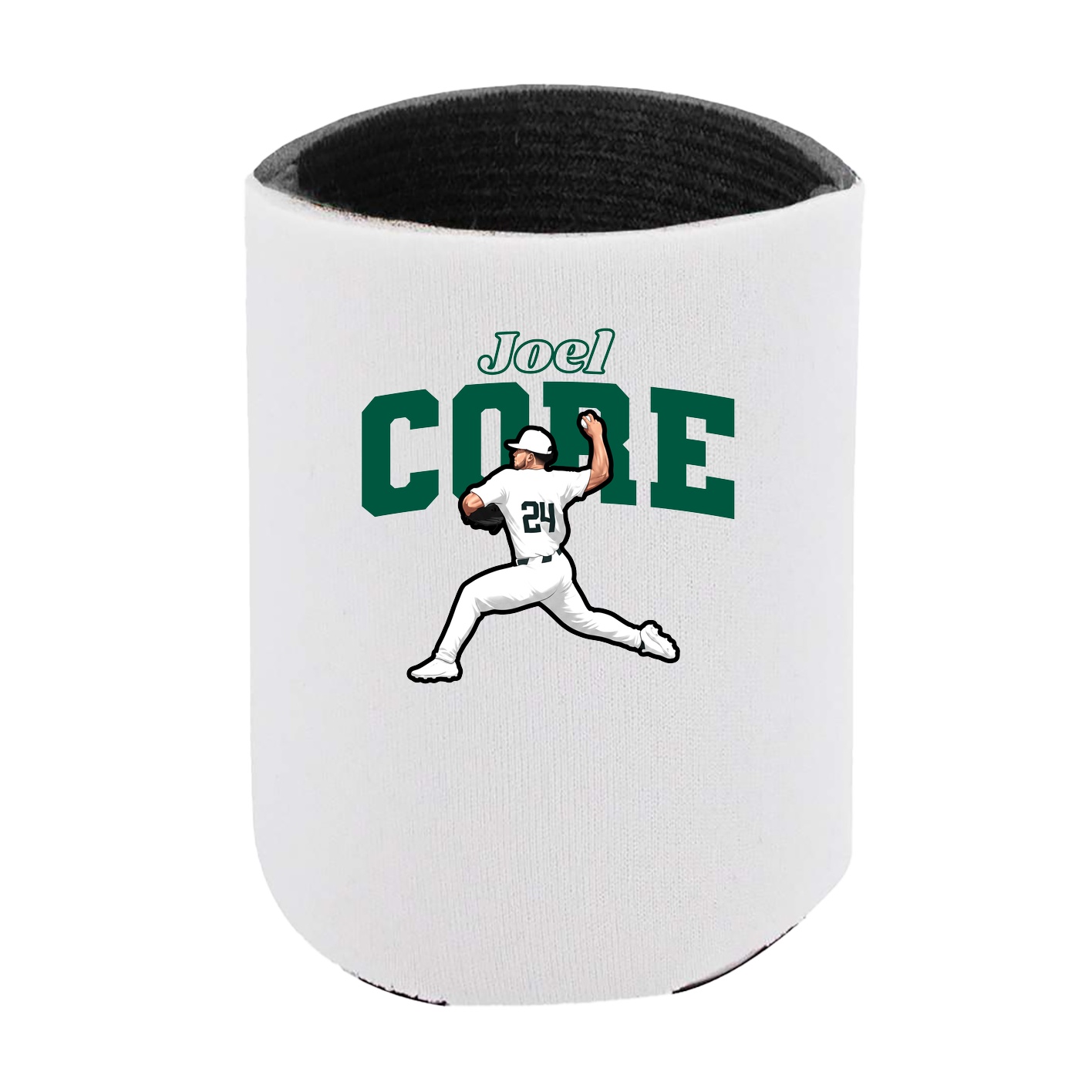 Can Holder — Name Arch in White