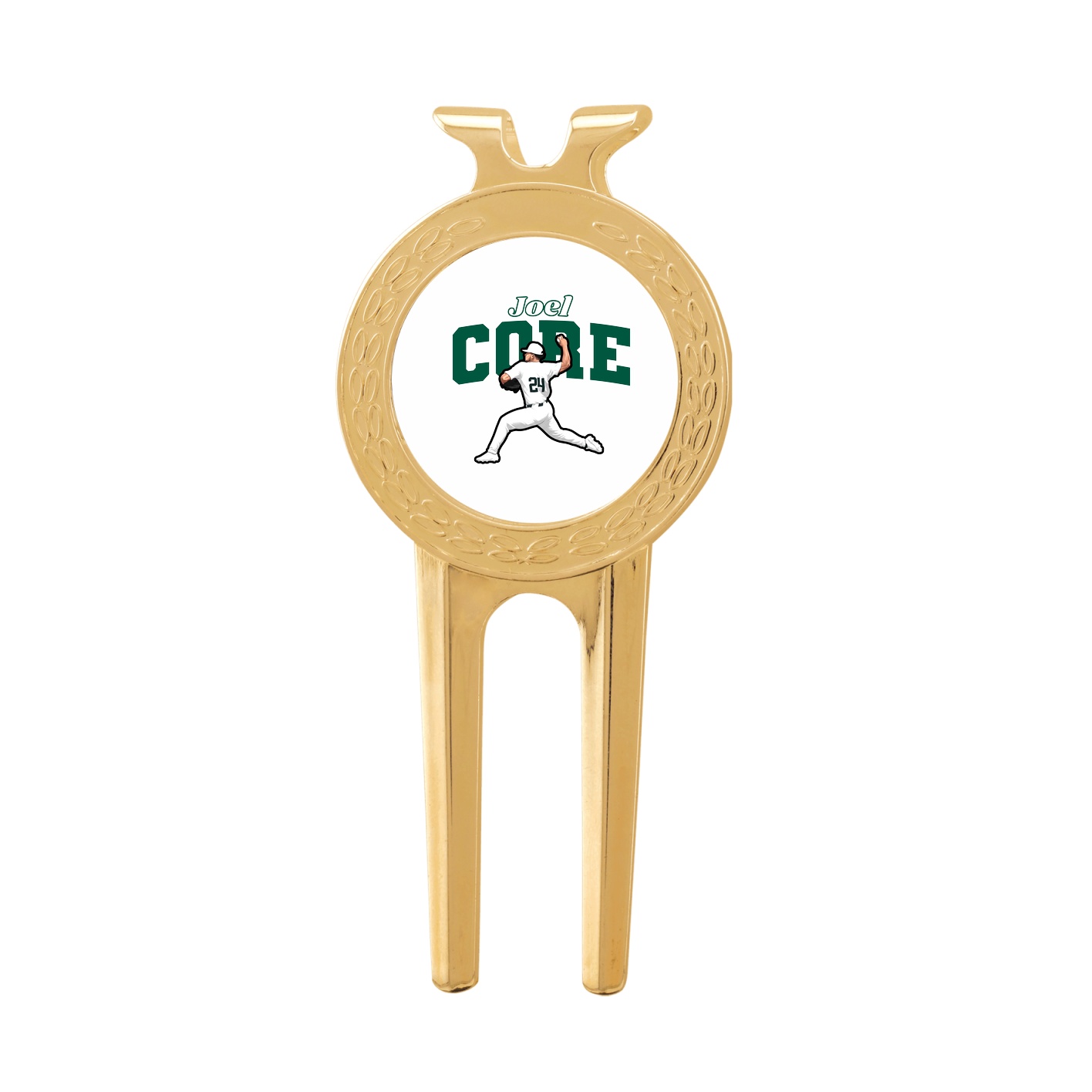 Divot Tool with Ball Marker — Name Arch in Classic