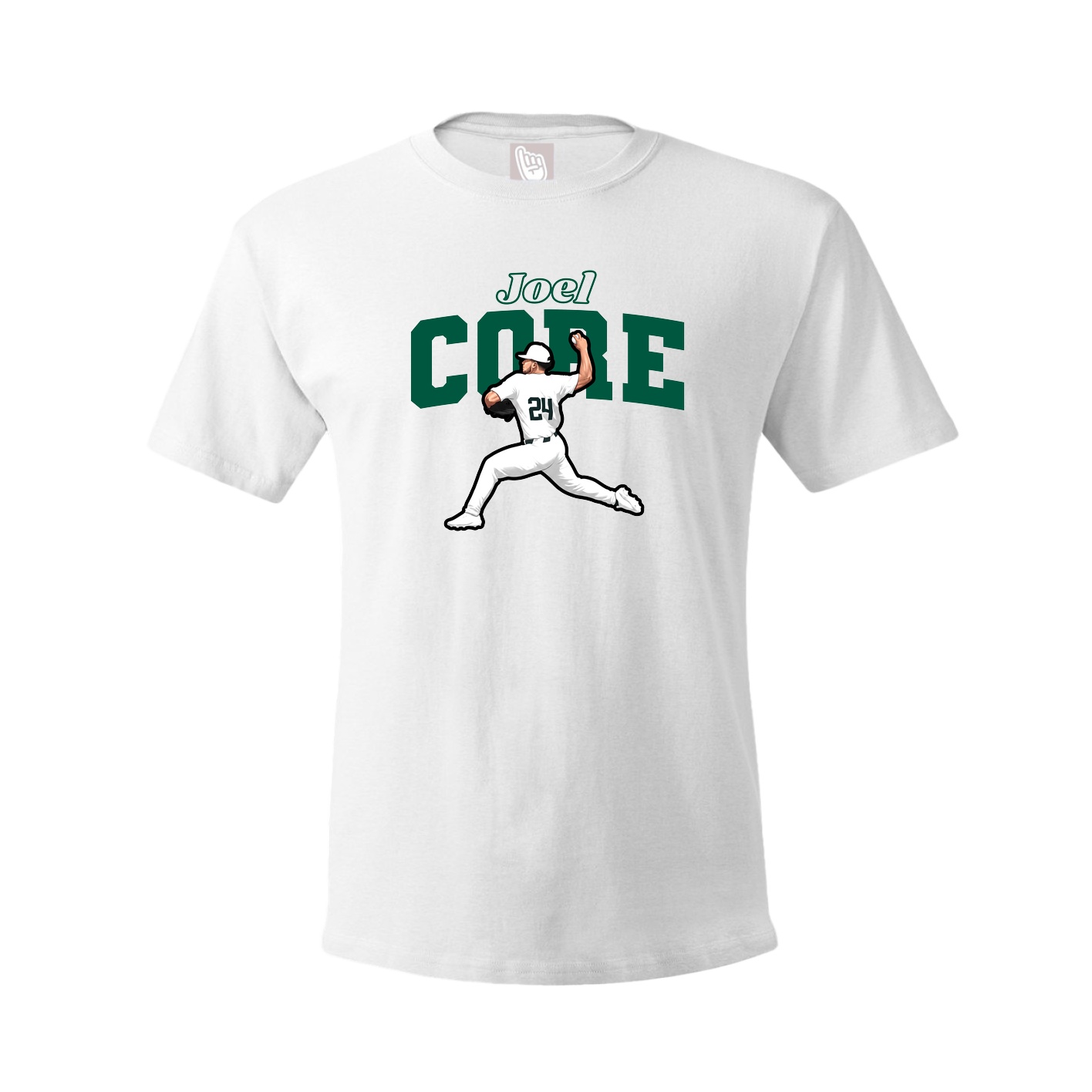 Tee — Name Arch in White